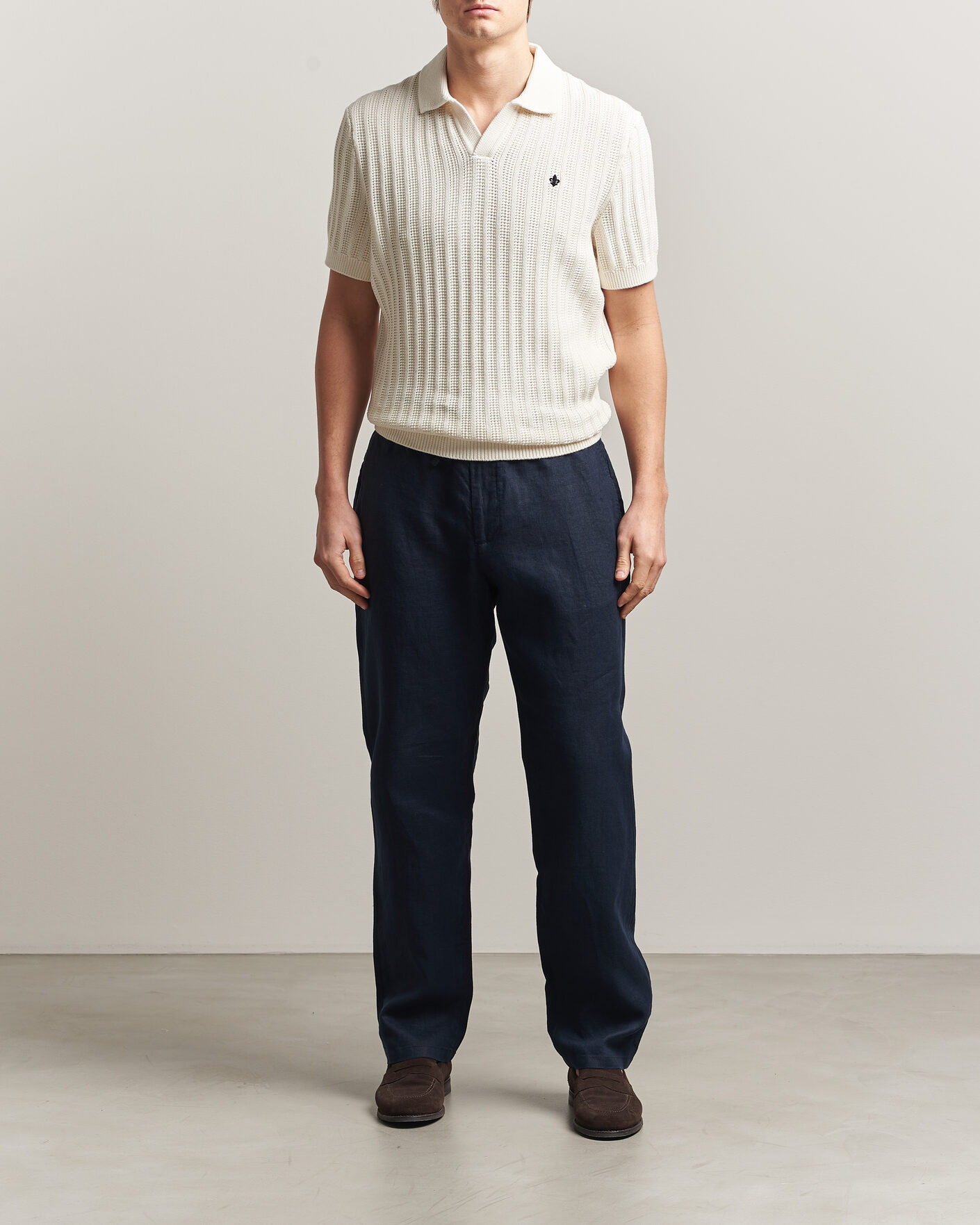 Men | Polo Shirts | Morris | Baldwin Resort Polo Off White