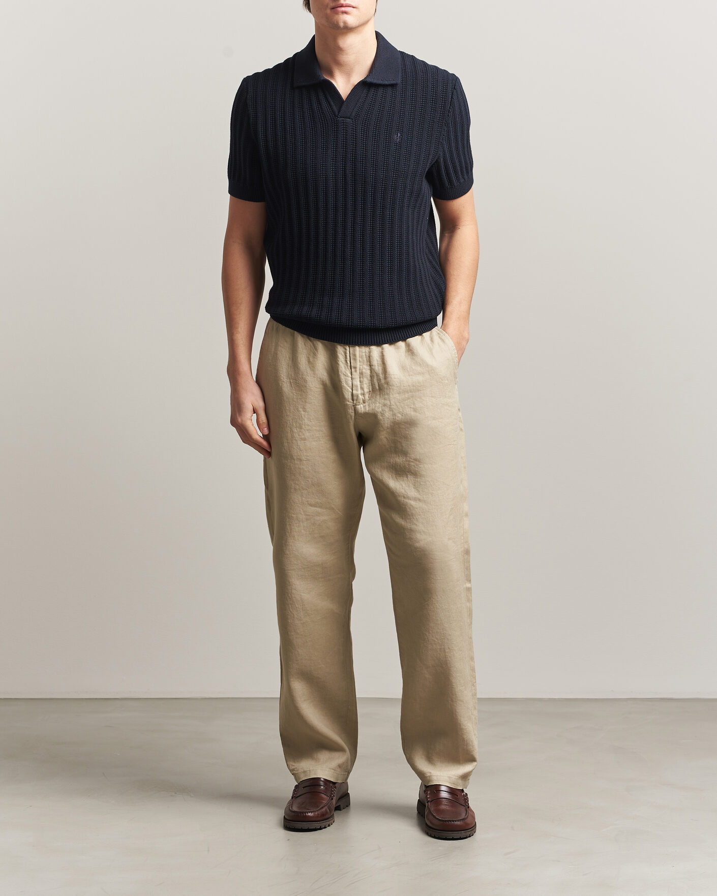 Men | Polo Shirts | Morris | Baldwin Resort Polo Navy