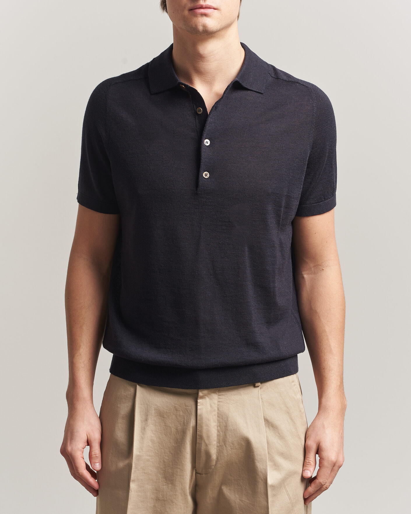 Men | Polo Shirts | Morris | Colin Short Sleeve Polo Shirt Navy