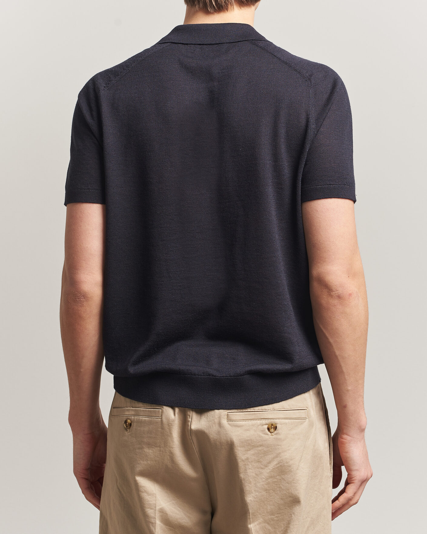 Men | Polo Shirts | Morris | Colin Short Sleeve Polo Shirt Navy
