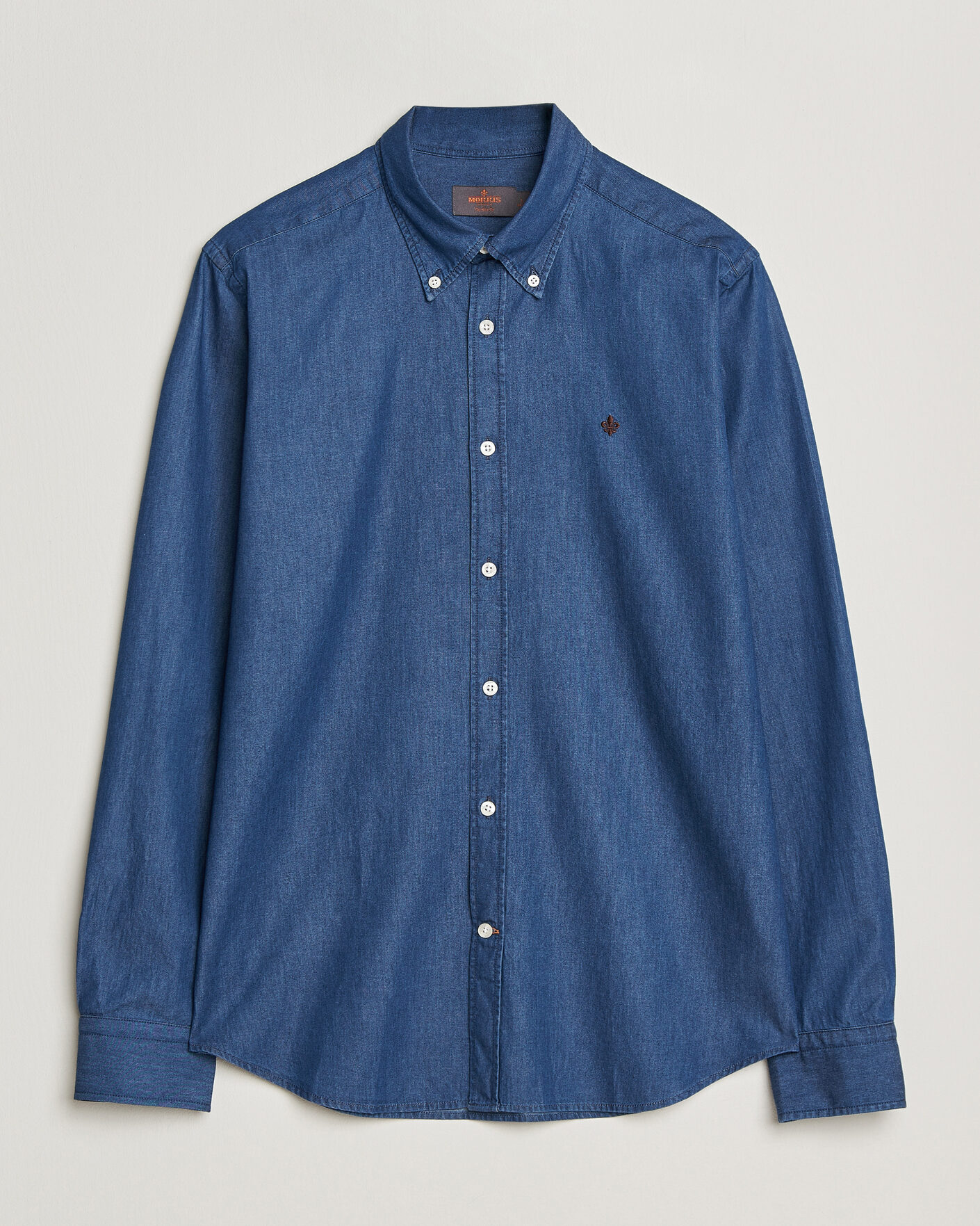 Men | Shirts | Morris | Light Denim Shirt Blue