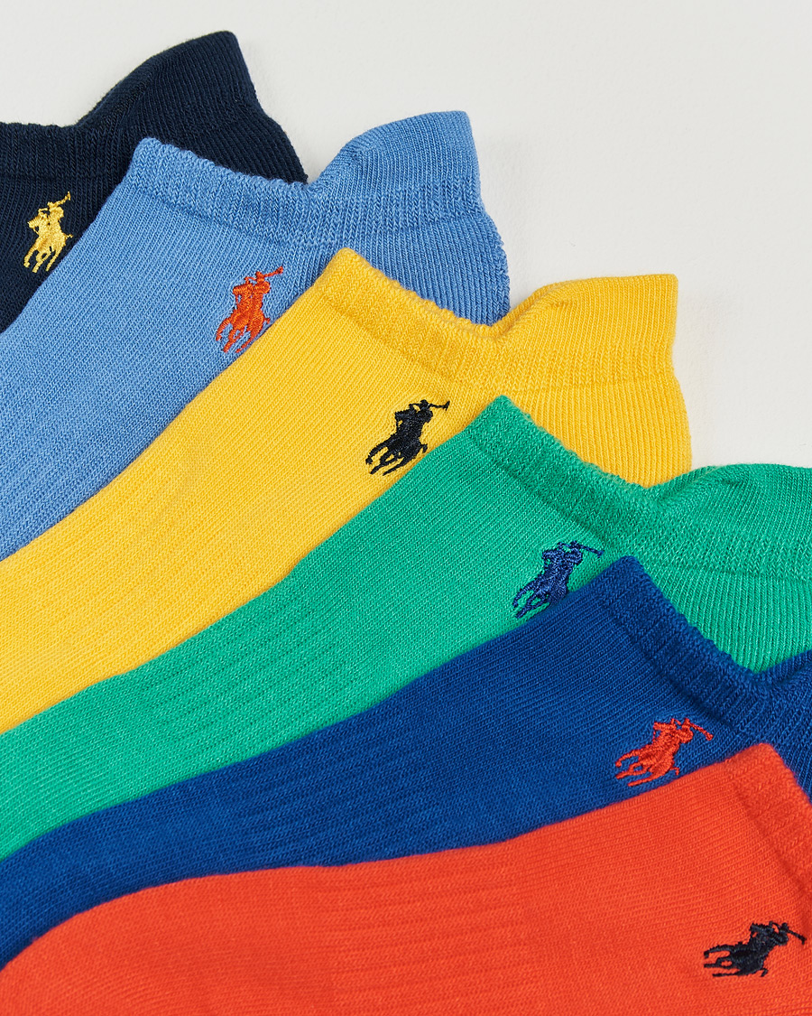 Men | Underwear & Socks | Polo Ralph Lauren | 6-Pack Sneaker Sock Multi