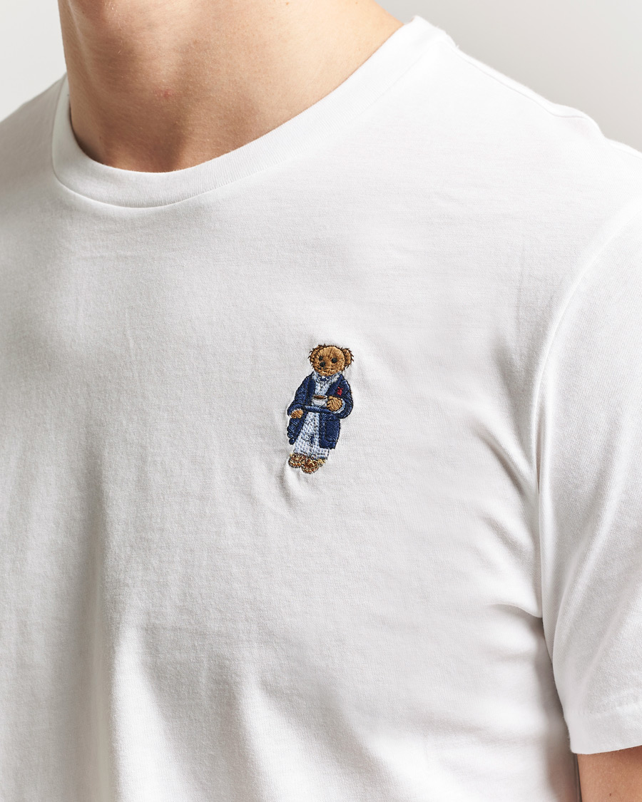 Men | Pyjamas & Robes | Polo Ralph Lauren | Cotton Pyjama Set Andrew Stripe/White