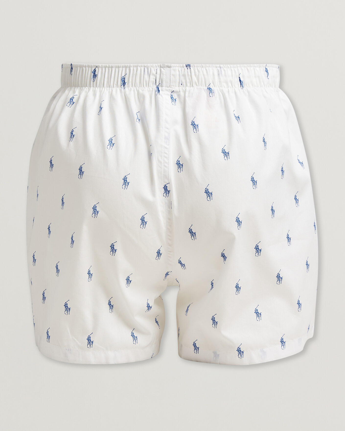 Men | Underwear & Socks | Polo Ralph Lauren | 3-Pack Woven Boxer White/Blue Stripe