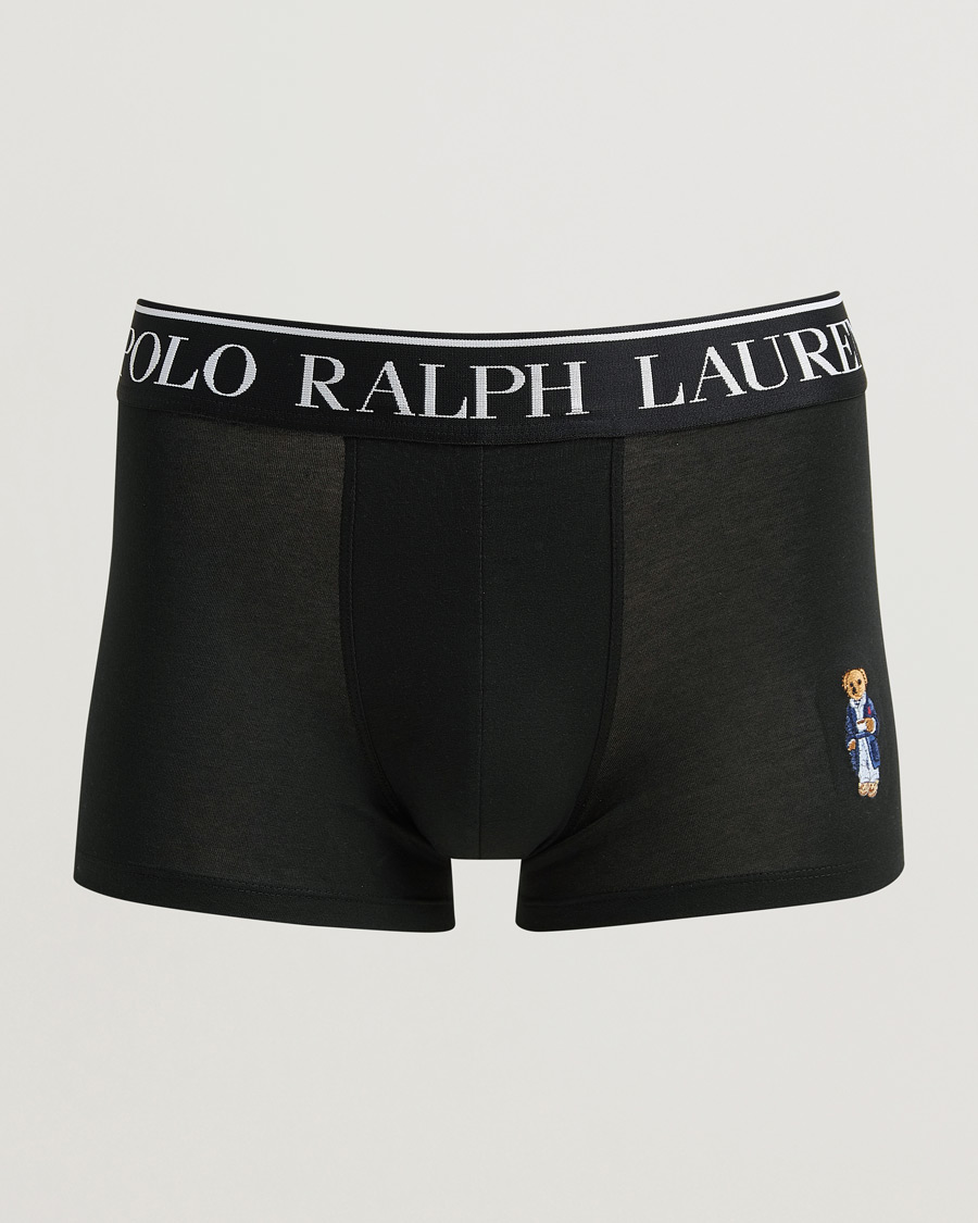Men | Underwear & Socks | Polo Ralph Lauren | Cotton Bear Trunk Polo Black