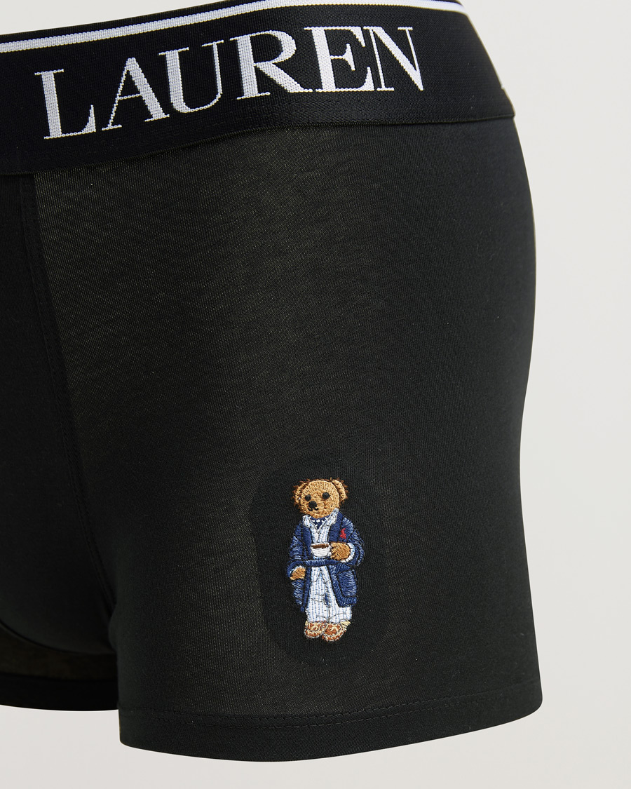 Men | Underwear & Socks | Polo Ralph Lauren | Cotton Bear Trunk Polo Black