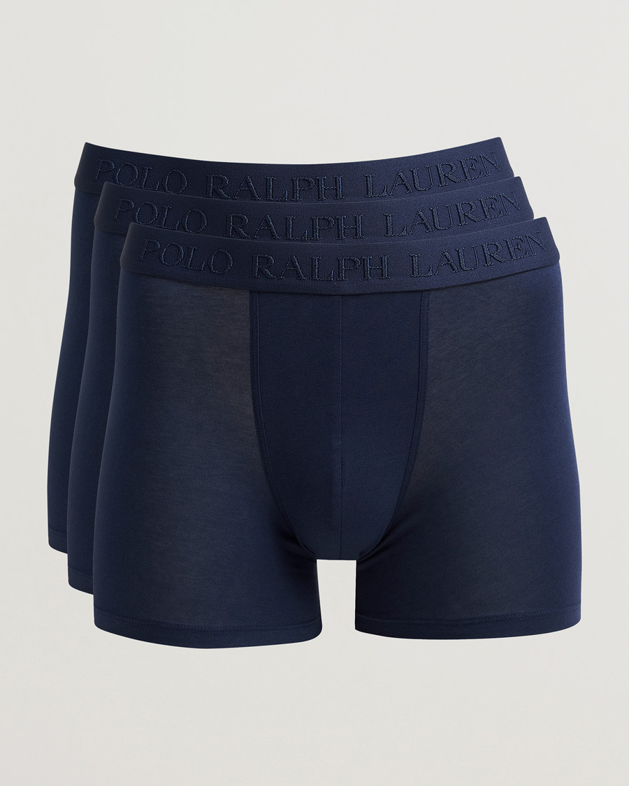 Men | Underwear & Socks | Polo Ralph Lauren | 3-Pack Boxer Briefs Navy