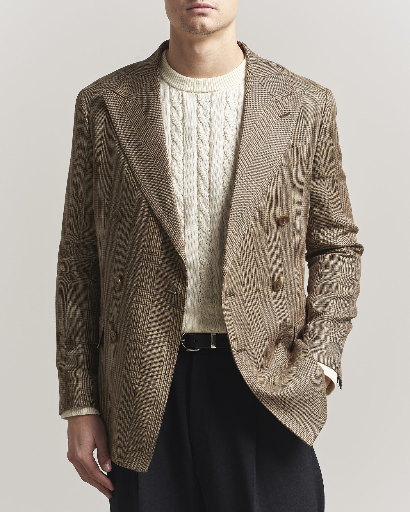 Men | Blazers | Polo Ralph Lauren | Mini Glenplaid DB Blazer Sage Multi