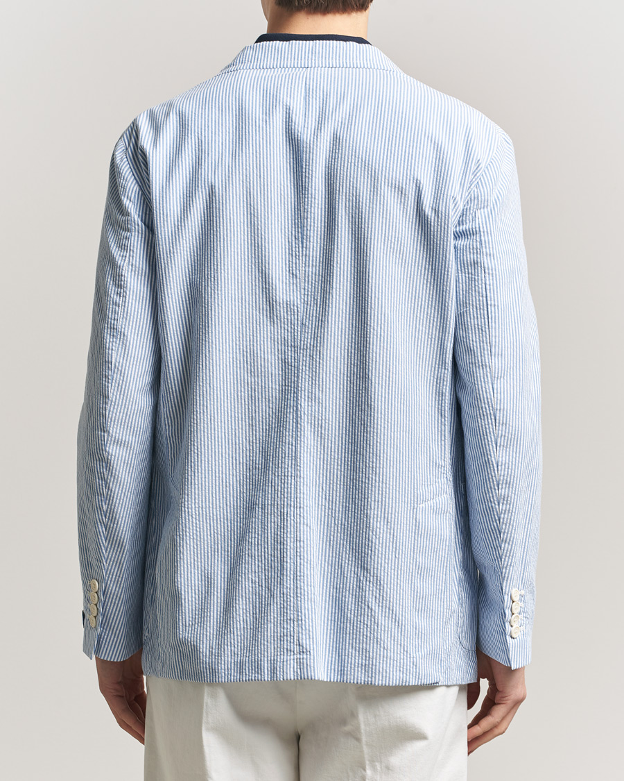 Men | Blazers | Polo Ralph Lauren | Seersucker Sportcoat Bright Blue/White