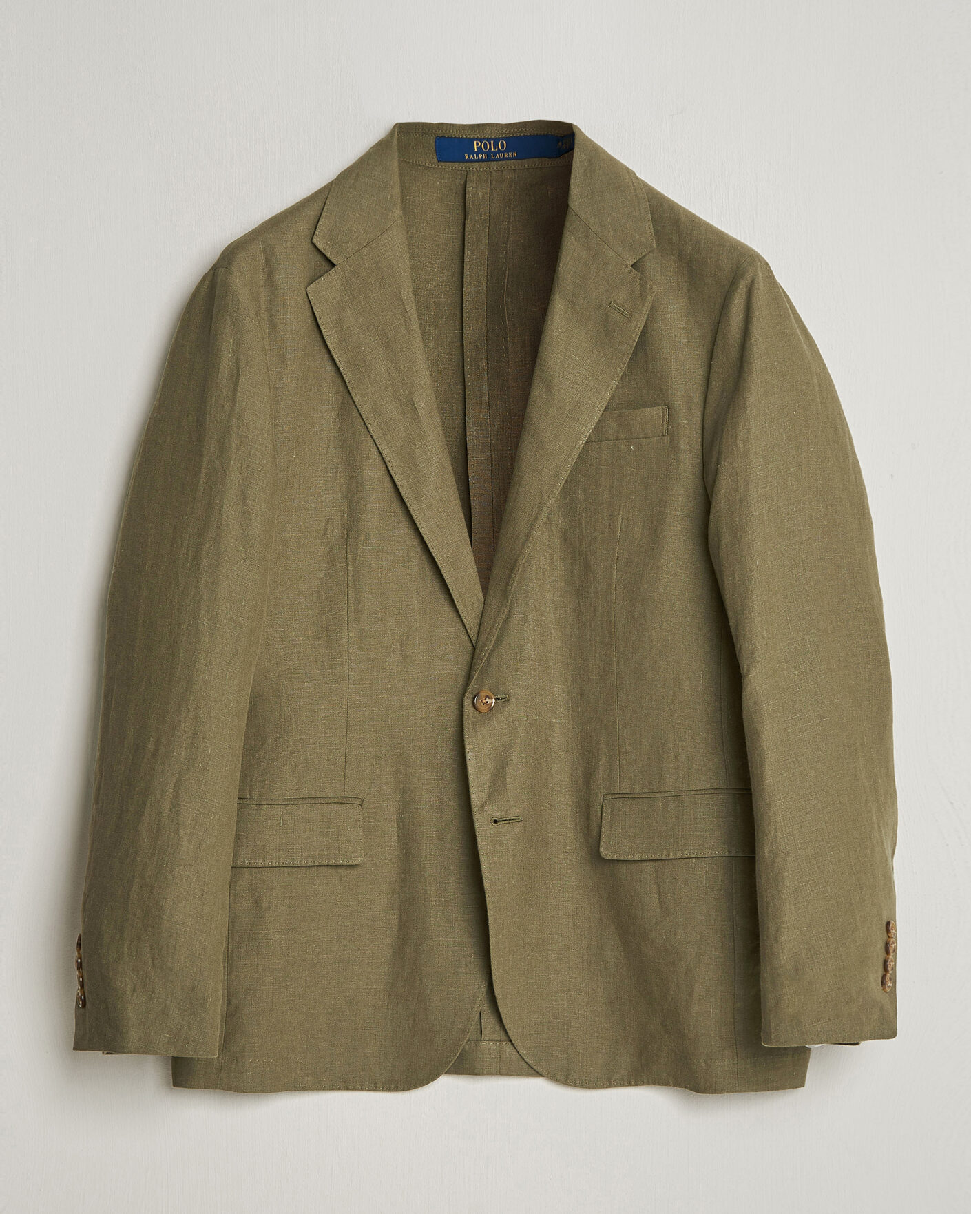 Polo Ralph Lauren Linen Sportcoat Basic Olive at CareOfCarl.com