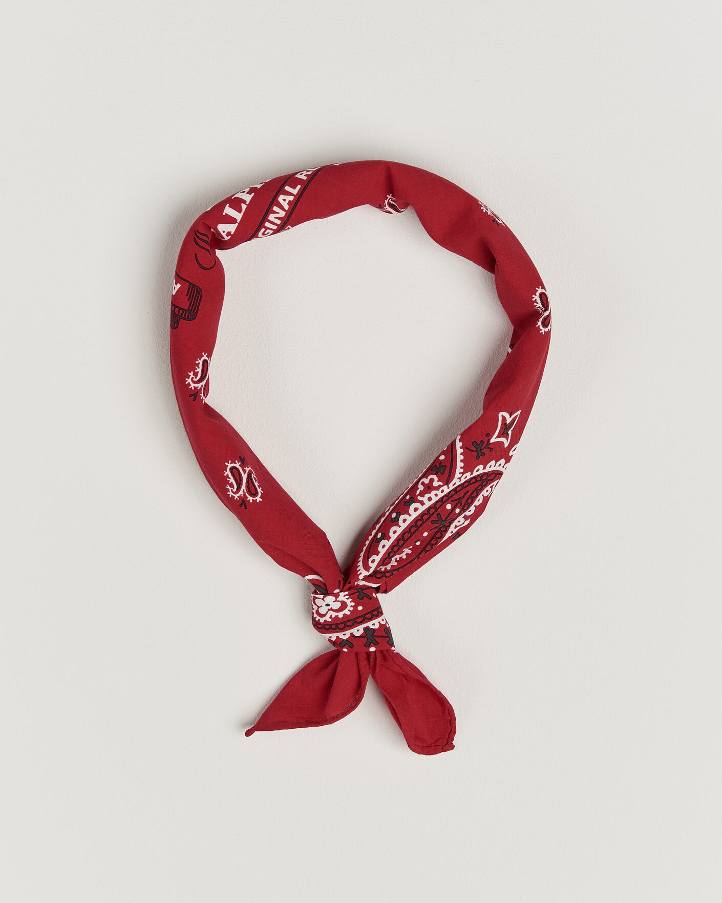 Men | Dress Scarves | Polo Ralph Lauren | Cotton Printed Bandana Red/White