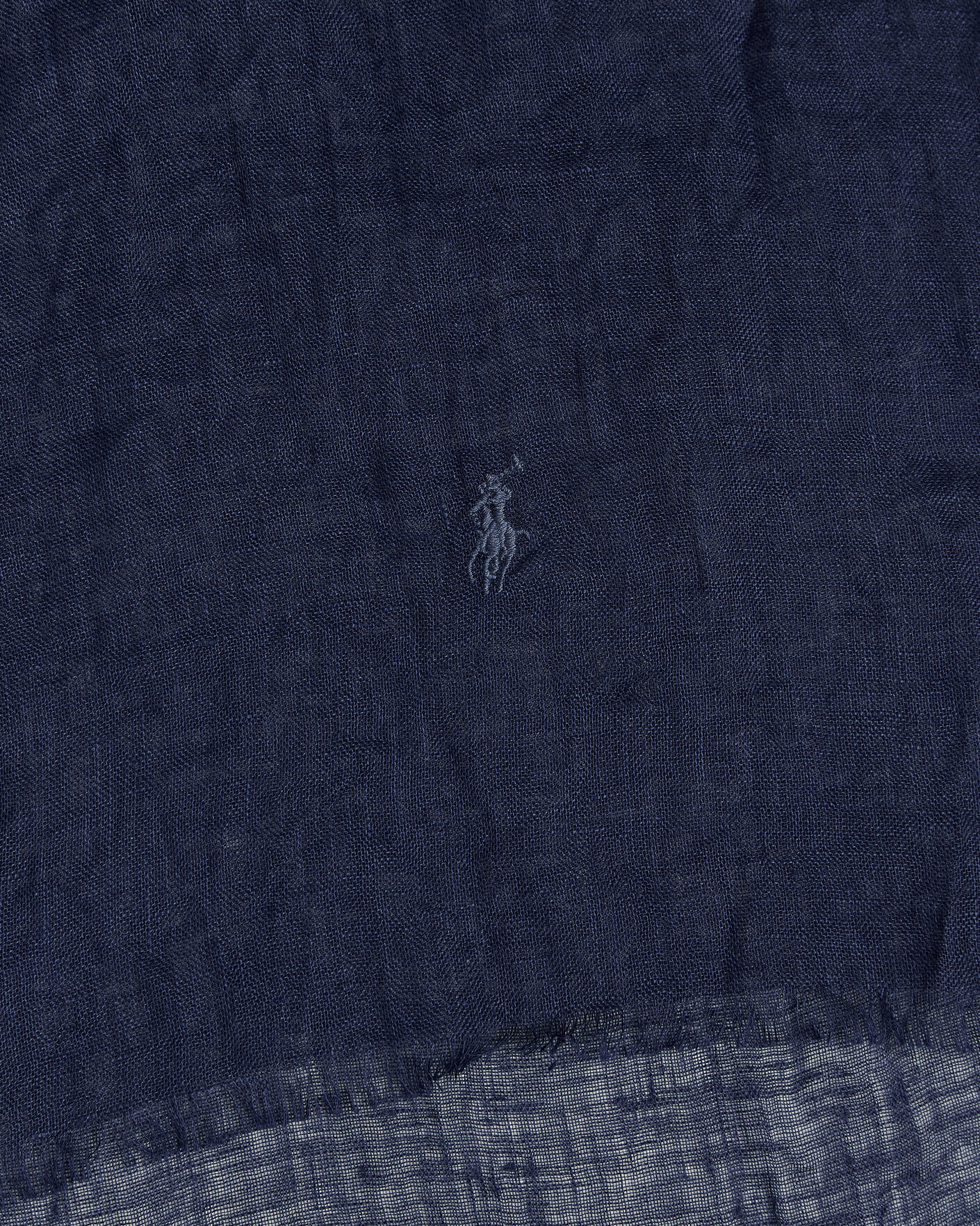 Men | Dress Scarves | Polo Ralph Lauren | Linen Scarf Newport Navy