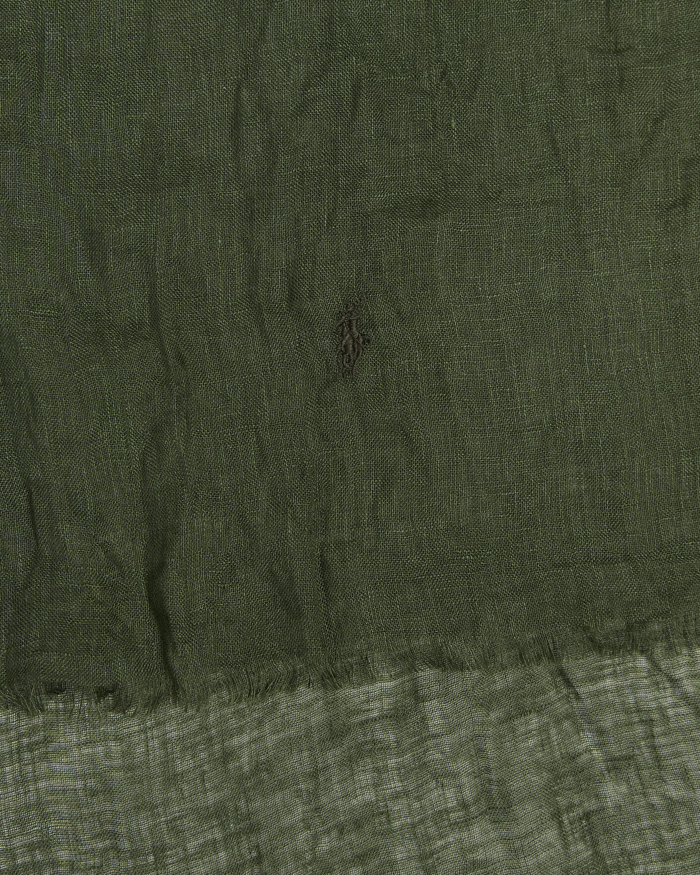 Polo Ralph Lauren Linen Scarf Supply Olive at CareOfCarl.com