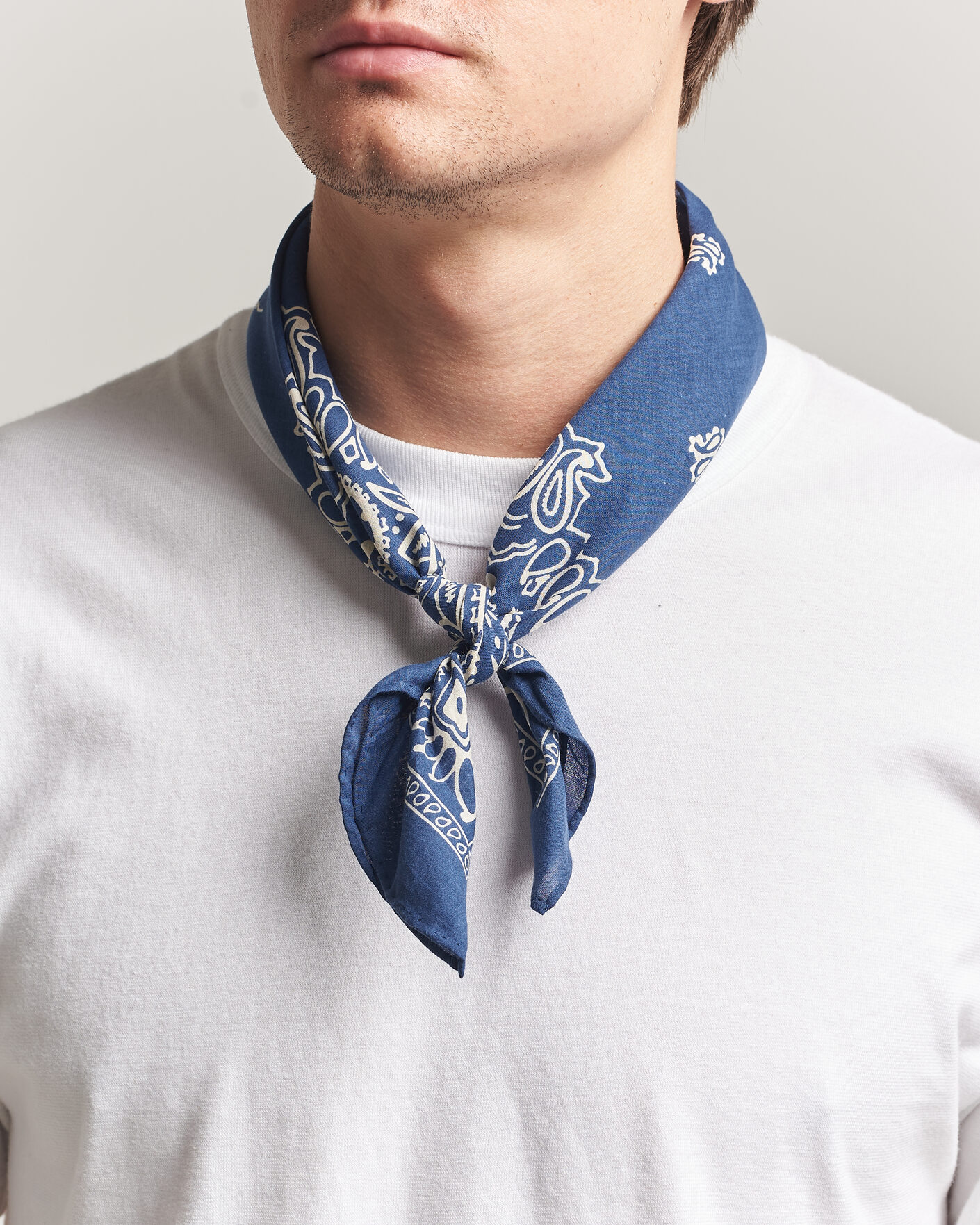 Men | Dress Scarves | Polo Ralph Lauren | Printed Bear Scarf Navy Multi