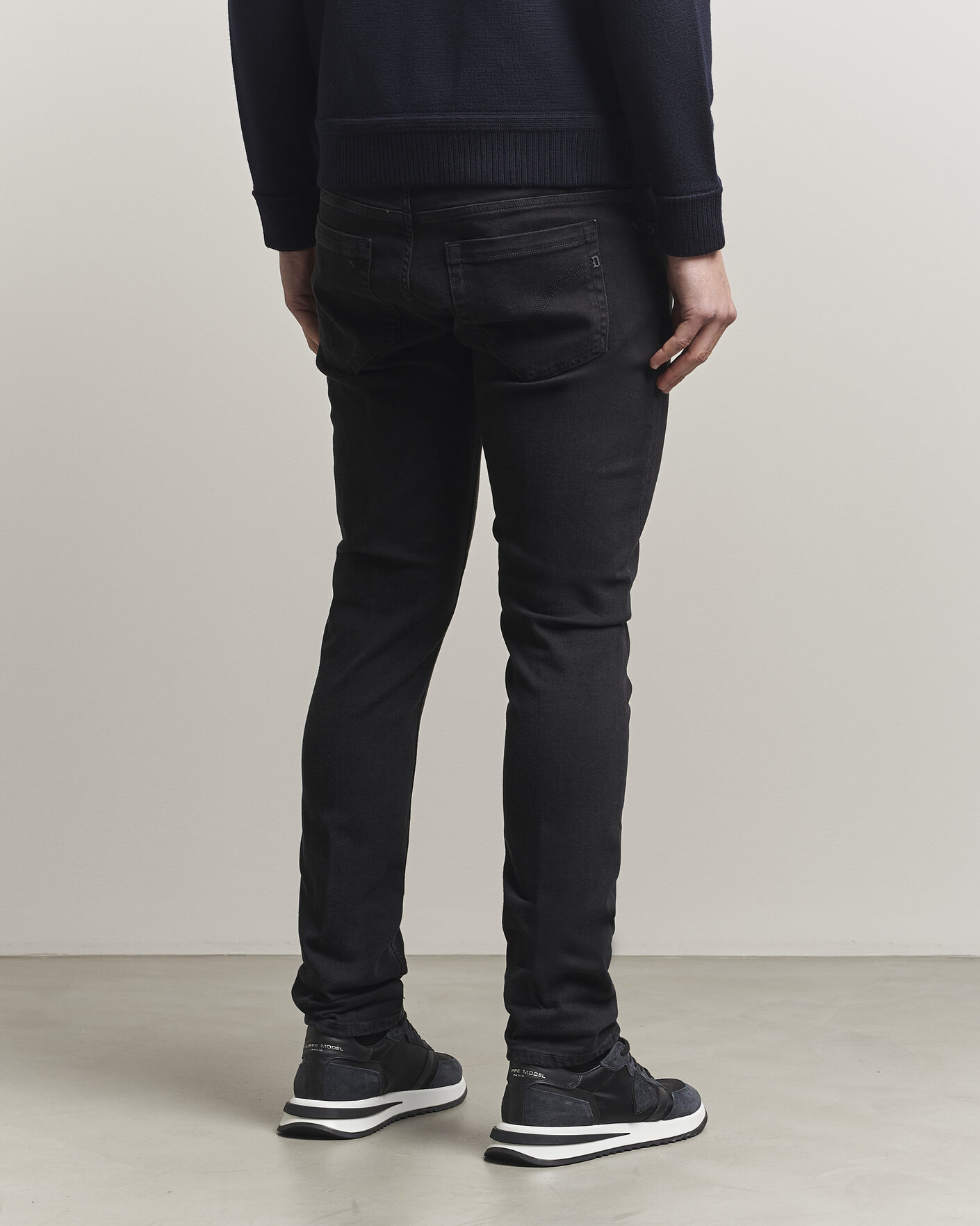 Men | Jeans | Dondup | George Jeans Washed Black