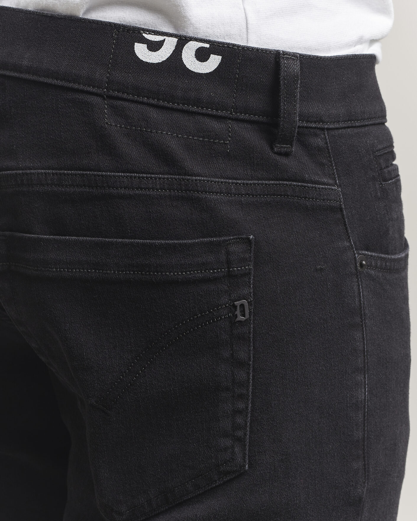 Men | Jeans | Dondup | George Jeans Washed Black