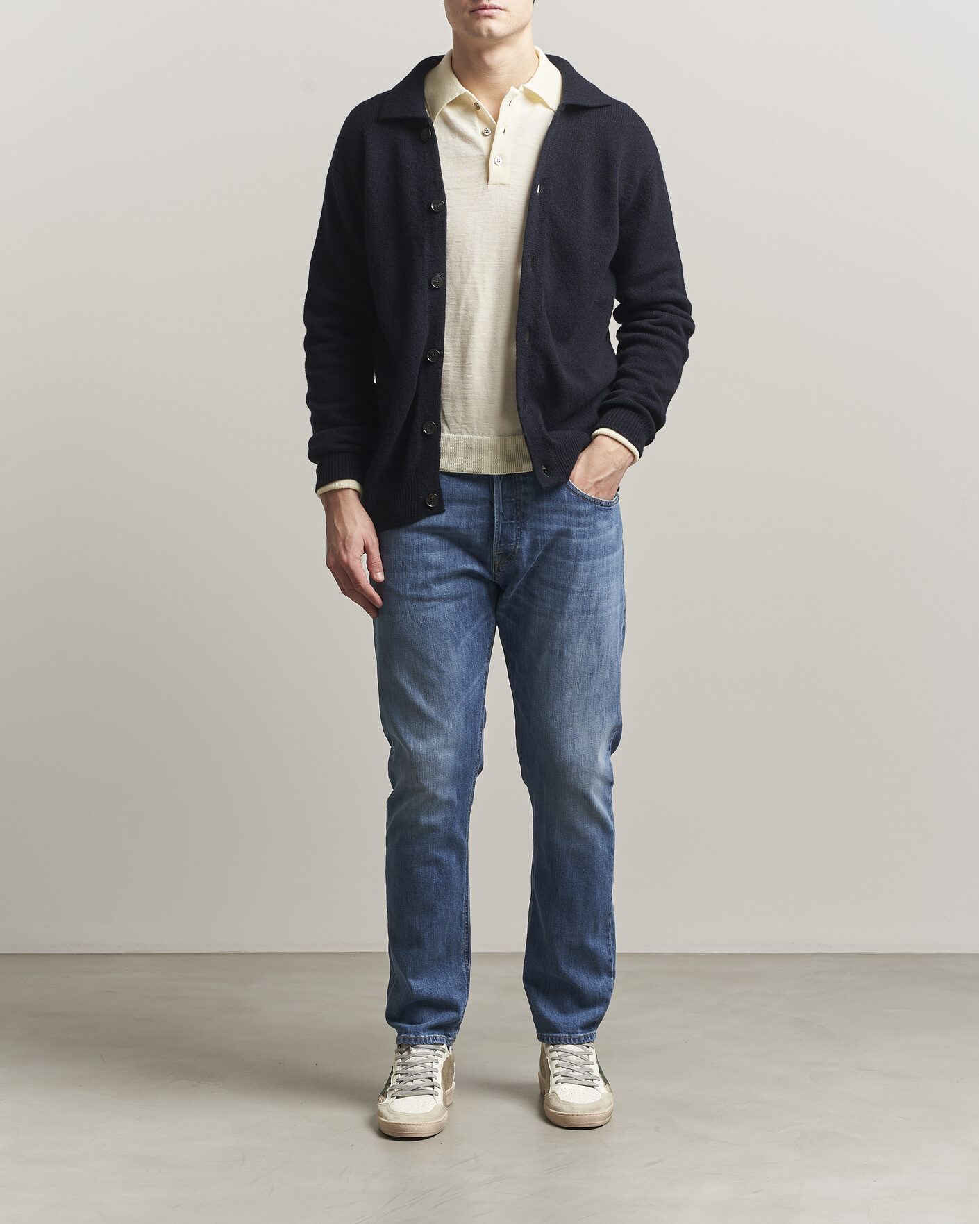 Men | Jeans | Dondup | Icon Regular Fit Jeans Medium Blue