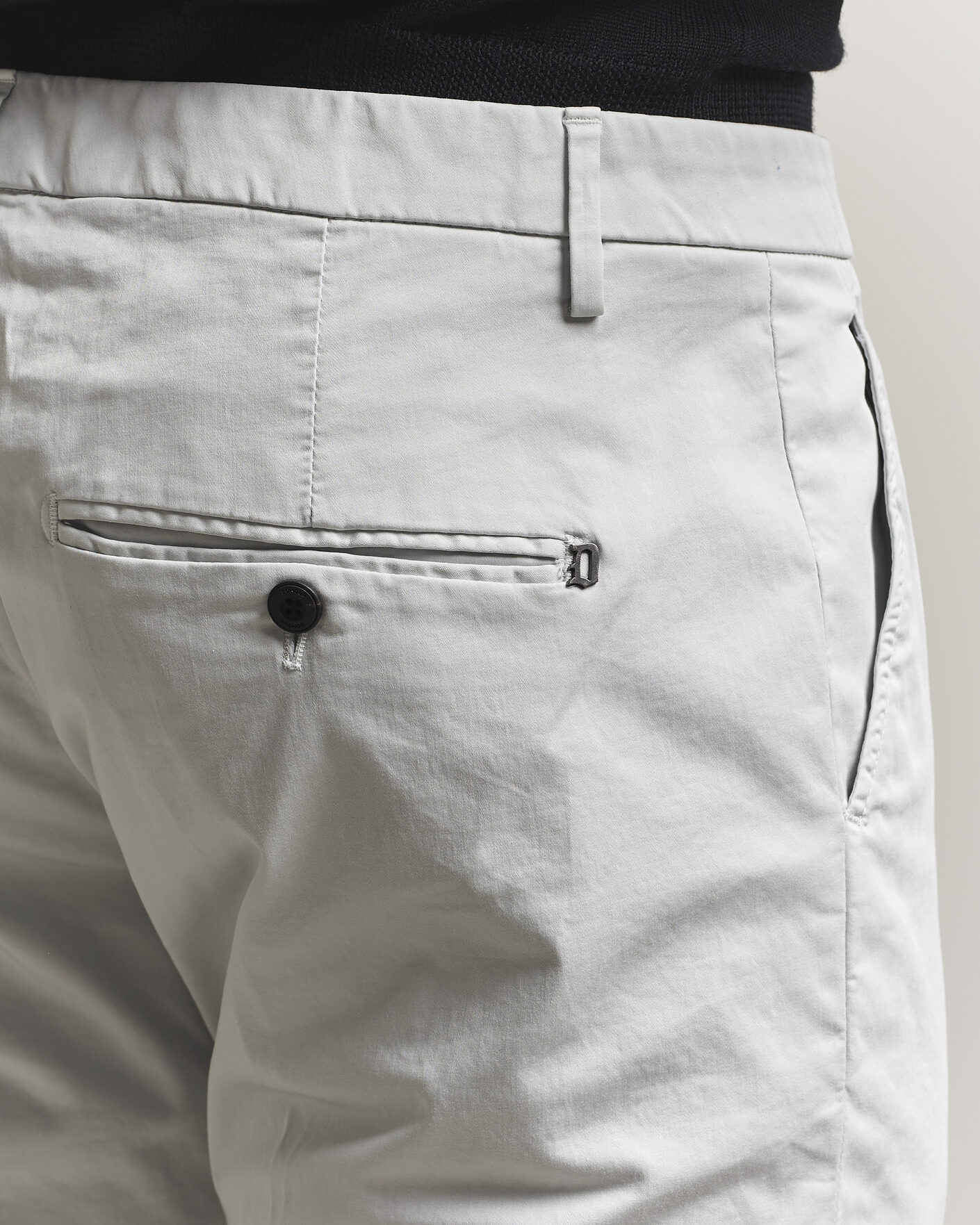 Men | Trousers | Dondup | Spiritisimo Cotton Chinos Light Grey
