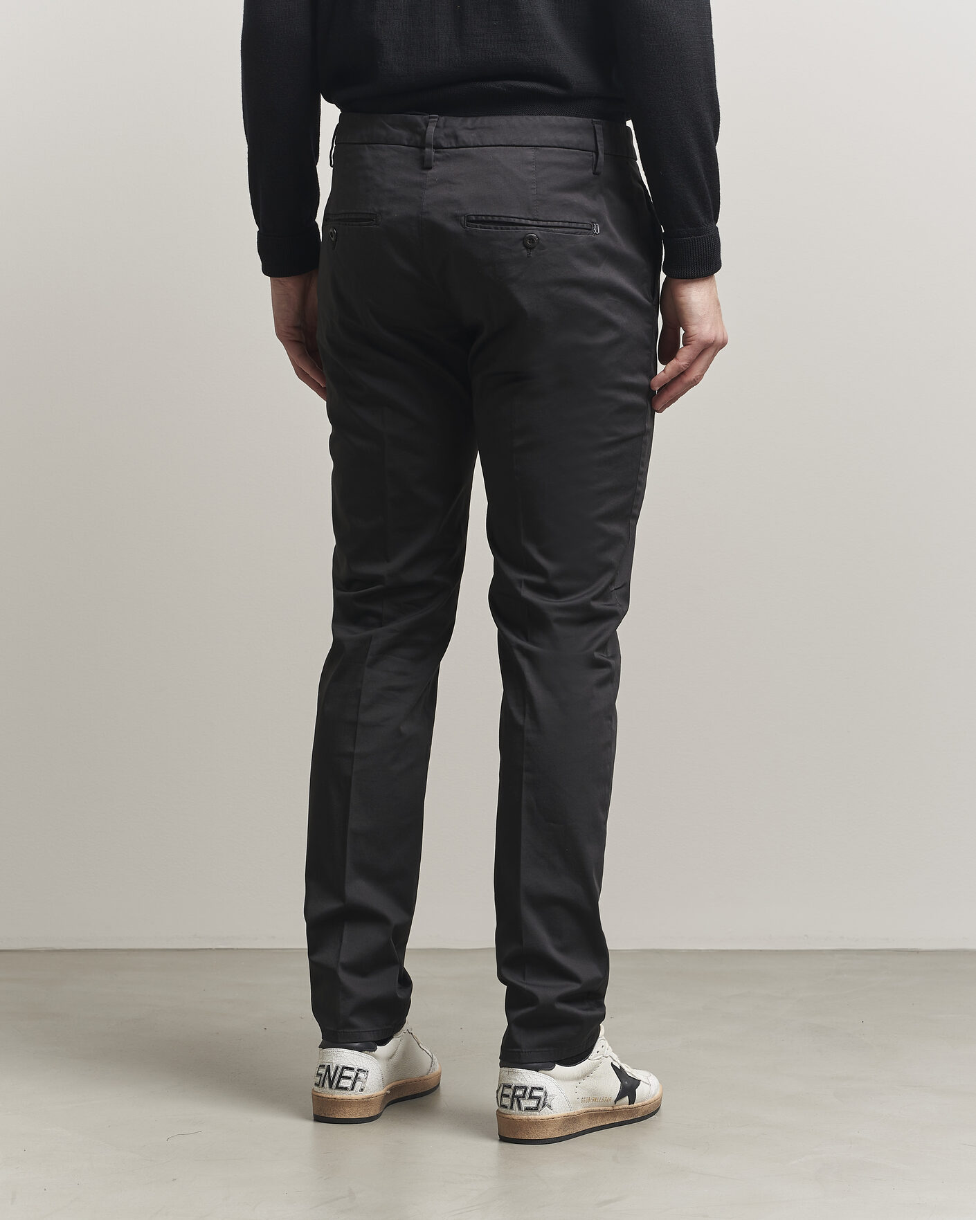 Men | Trousers | Dondup | Spiritisimo Cotton Chinos Black
