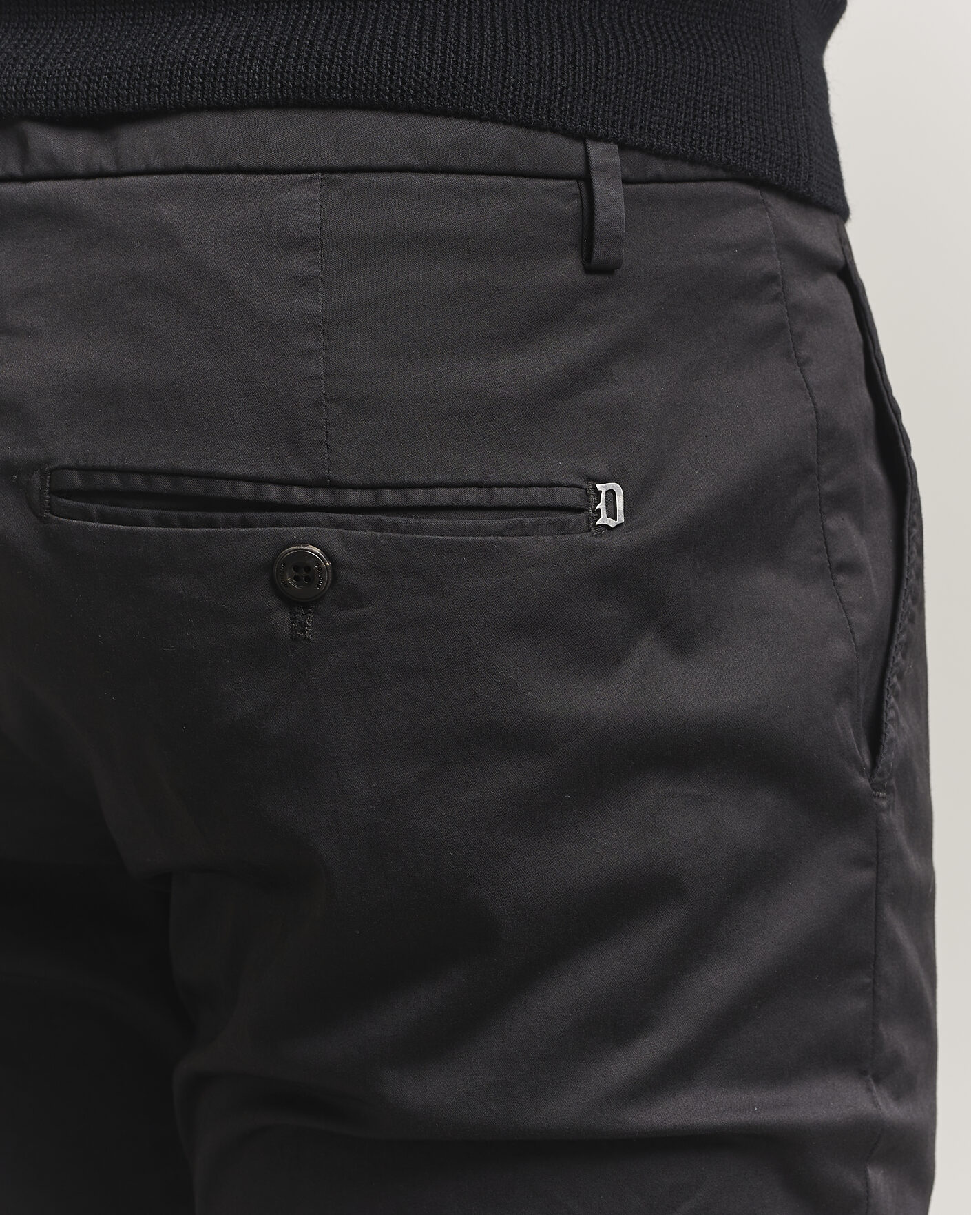 Men | Trousers | Dondup | Spiritisimo Cotton Chinos Black