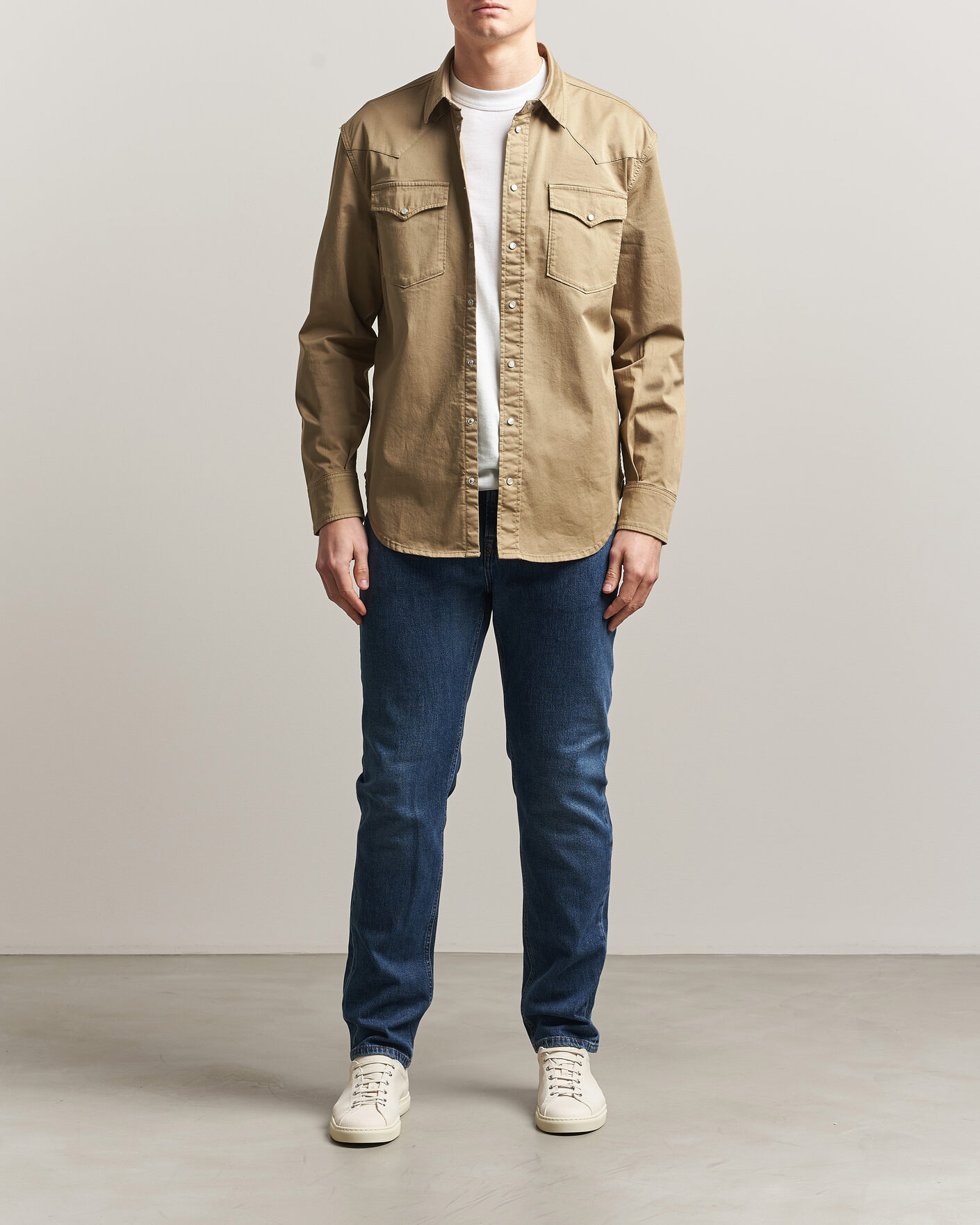 Men | Shirts | Dondup | Regular Fit Shirt Beige