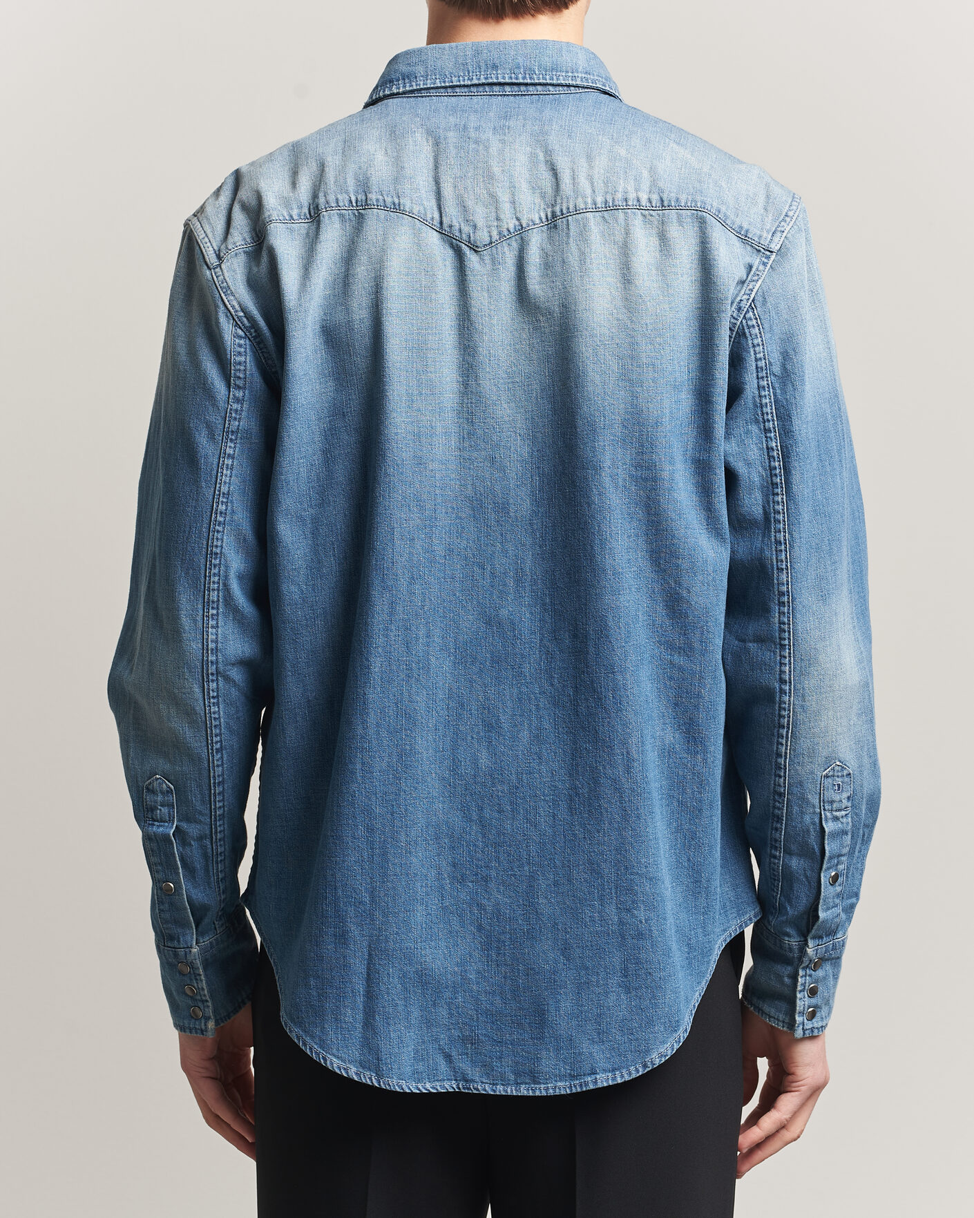 Men | Shirts | Dondup | Regular Fit Denim Shirt Medium Blue