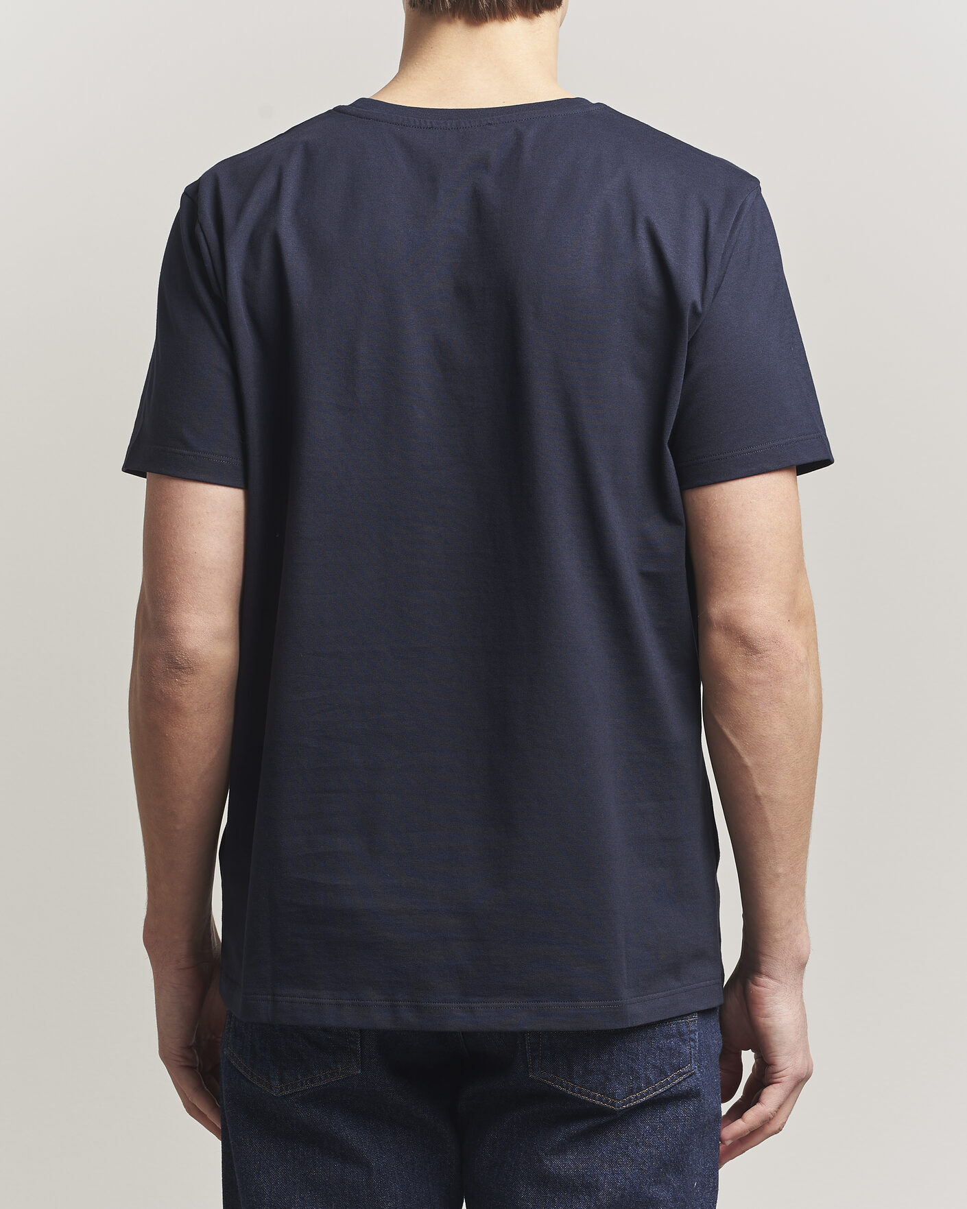 Men | T-Shirts | Dondup | Logo Crew Neck T-Shirt Navy