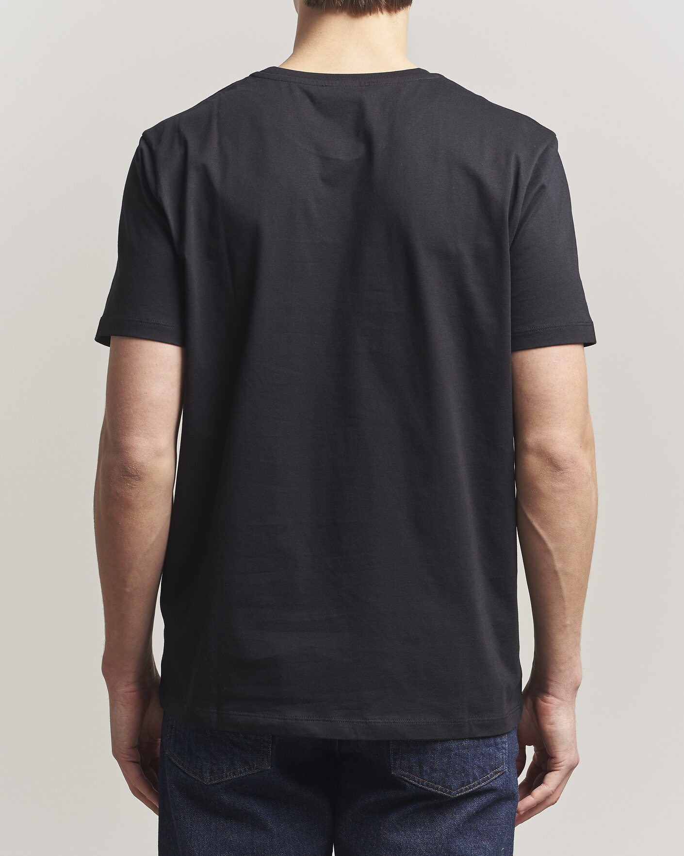 Men | T-Shirts | Dondup | Logo Crew Neck T-Shirt Black
