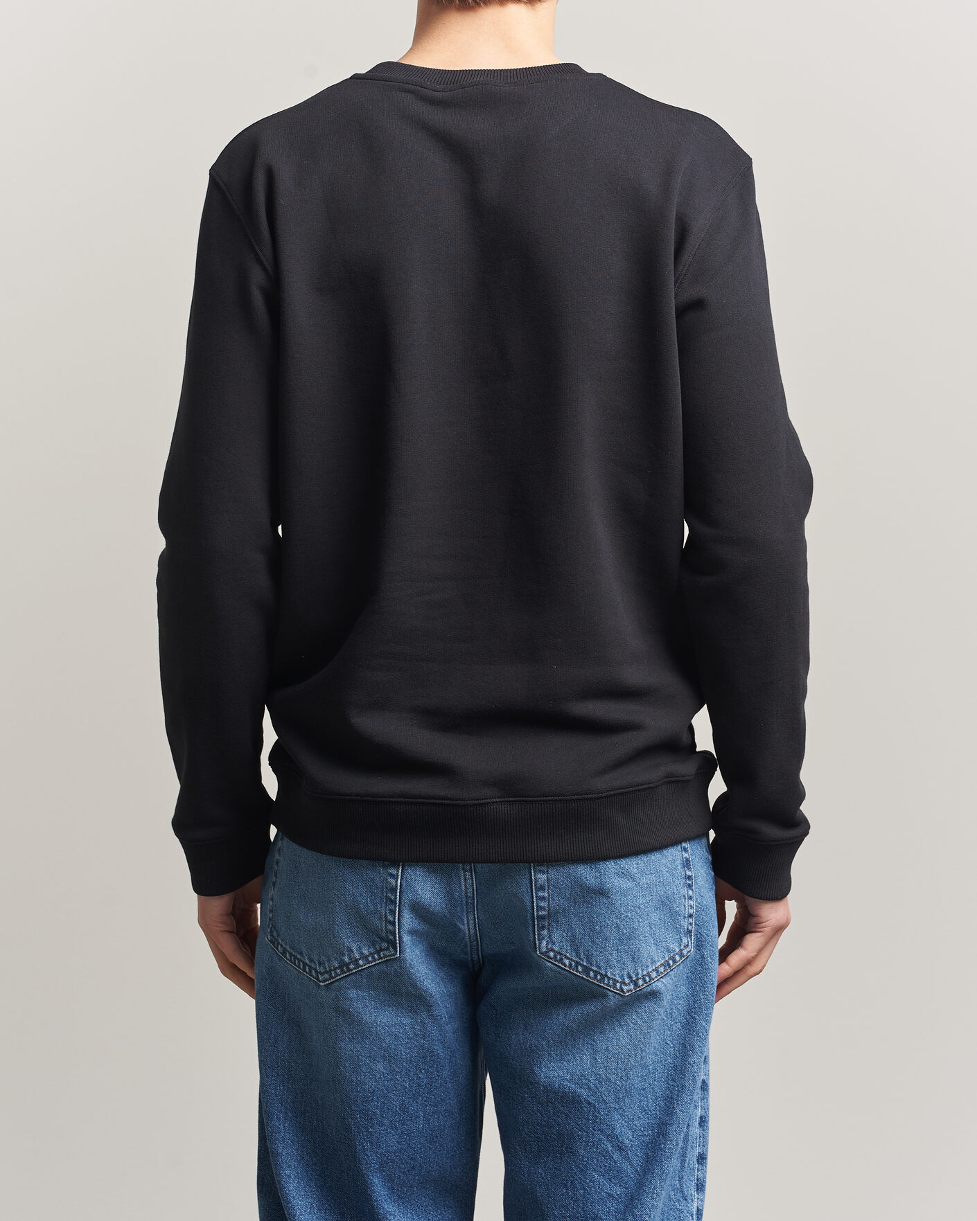 Men | Sweaters & Knitwear | Dondup | Logo Crew Neck Sweatshirt Black