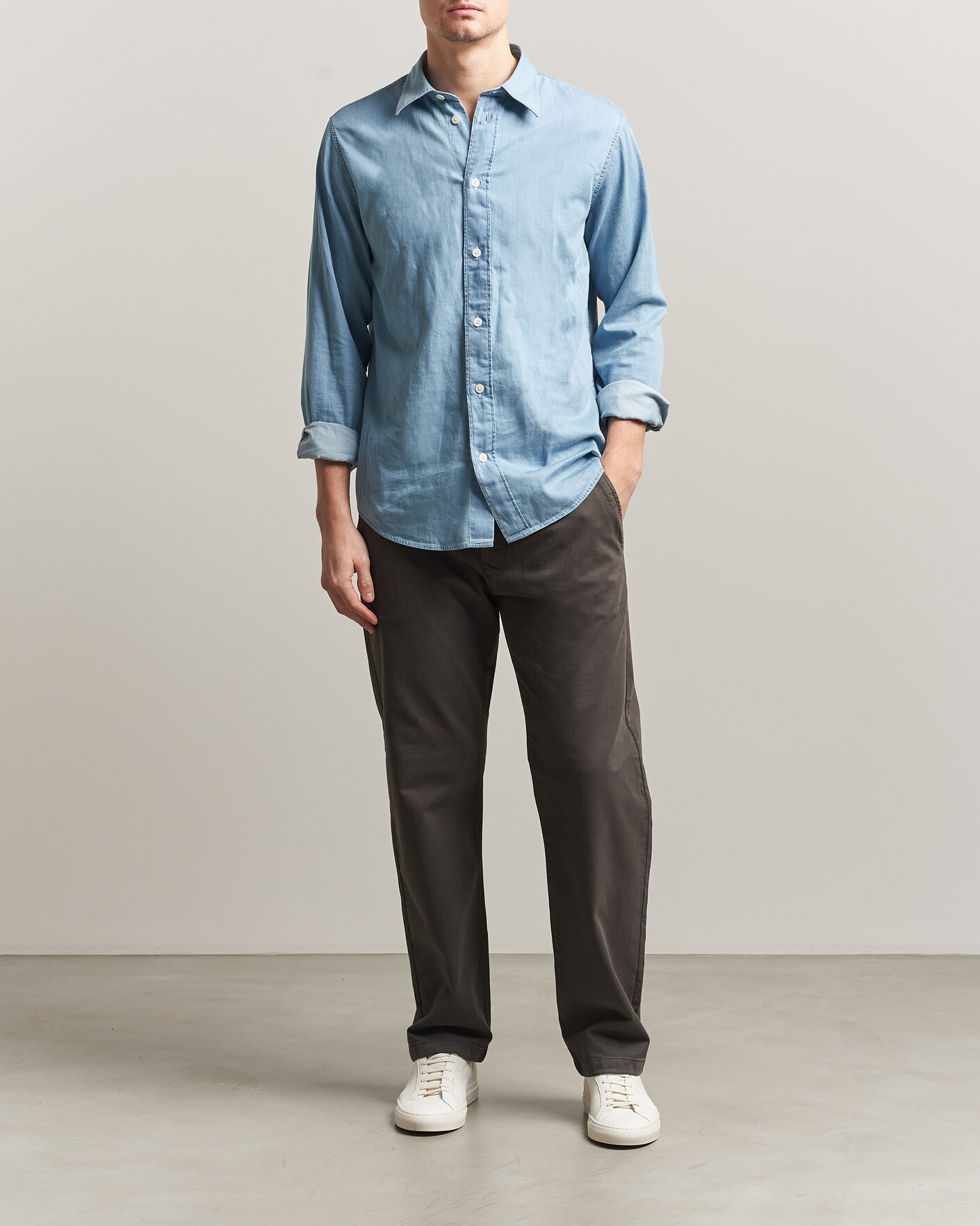 Men | Trousers | NN07 | Aden Regular Fit Chinos Dark Army