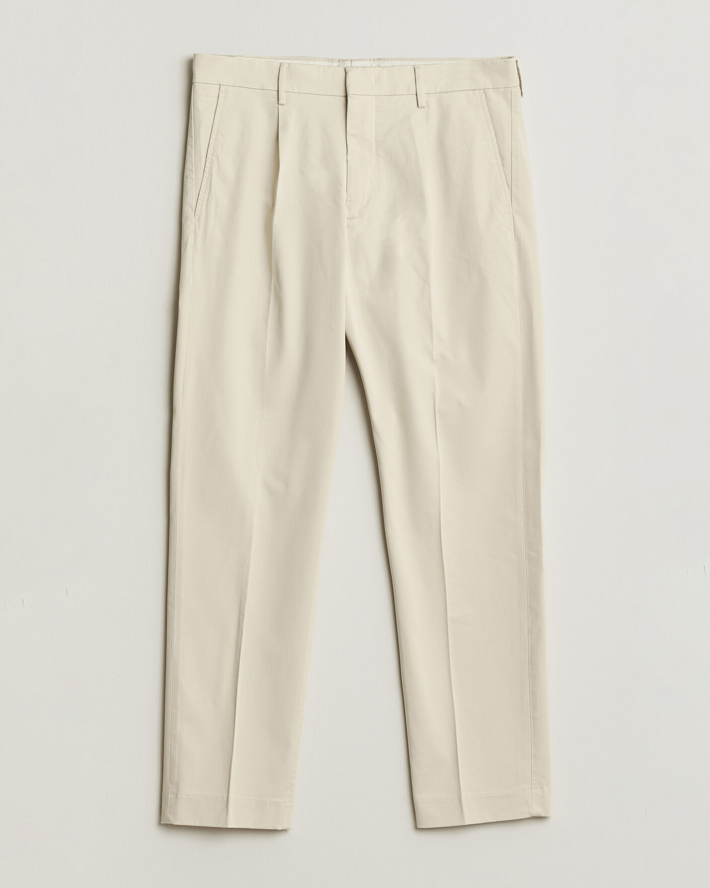 Men | Trousers | NN07 | Bill Pleated Trousers Ivory
