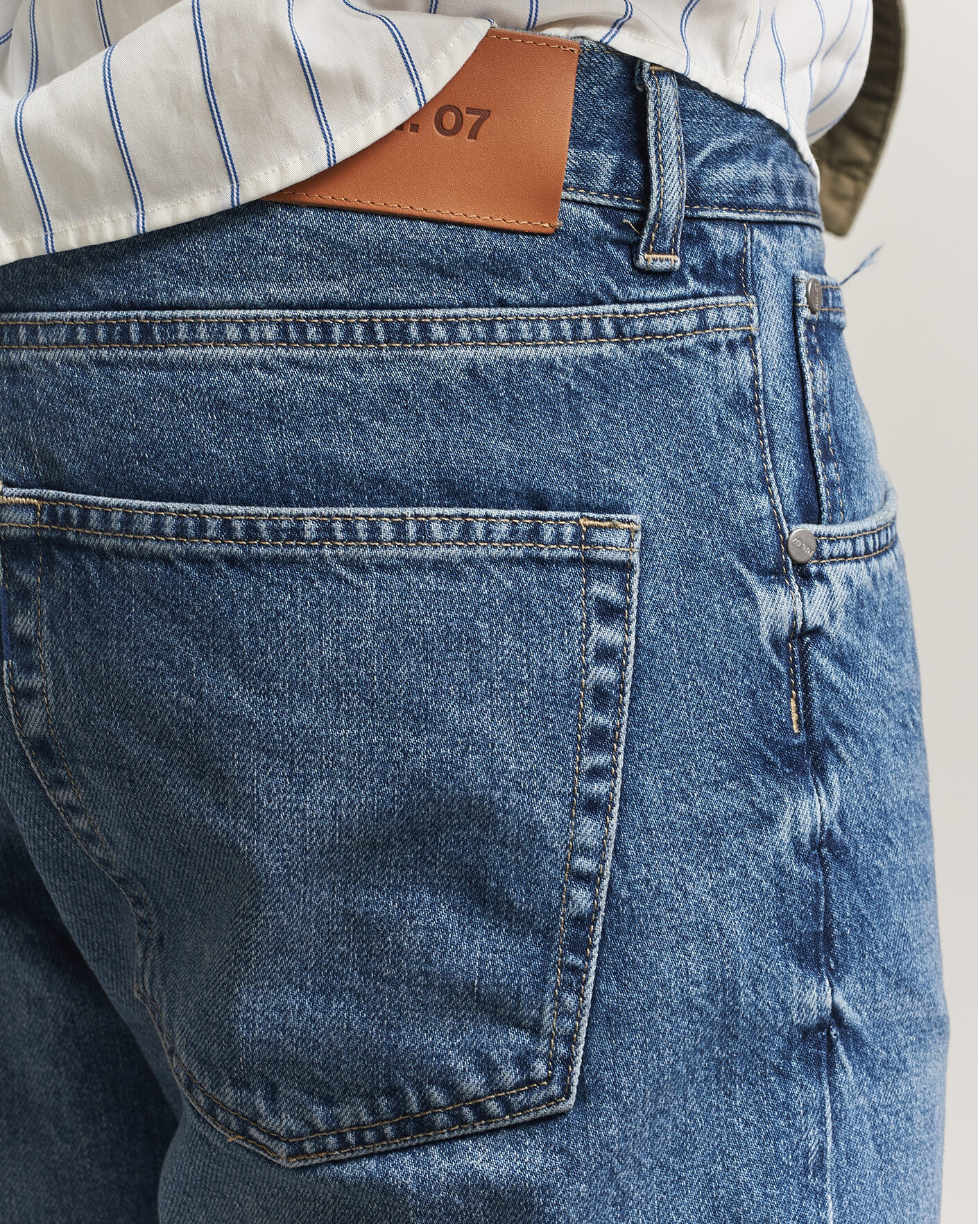 Men | Trousers | NN07 | Sonny Regular Fit Jeans Blue Distressed