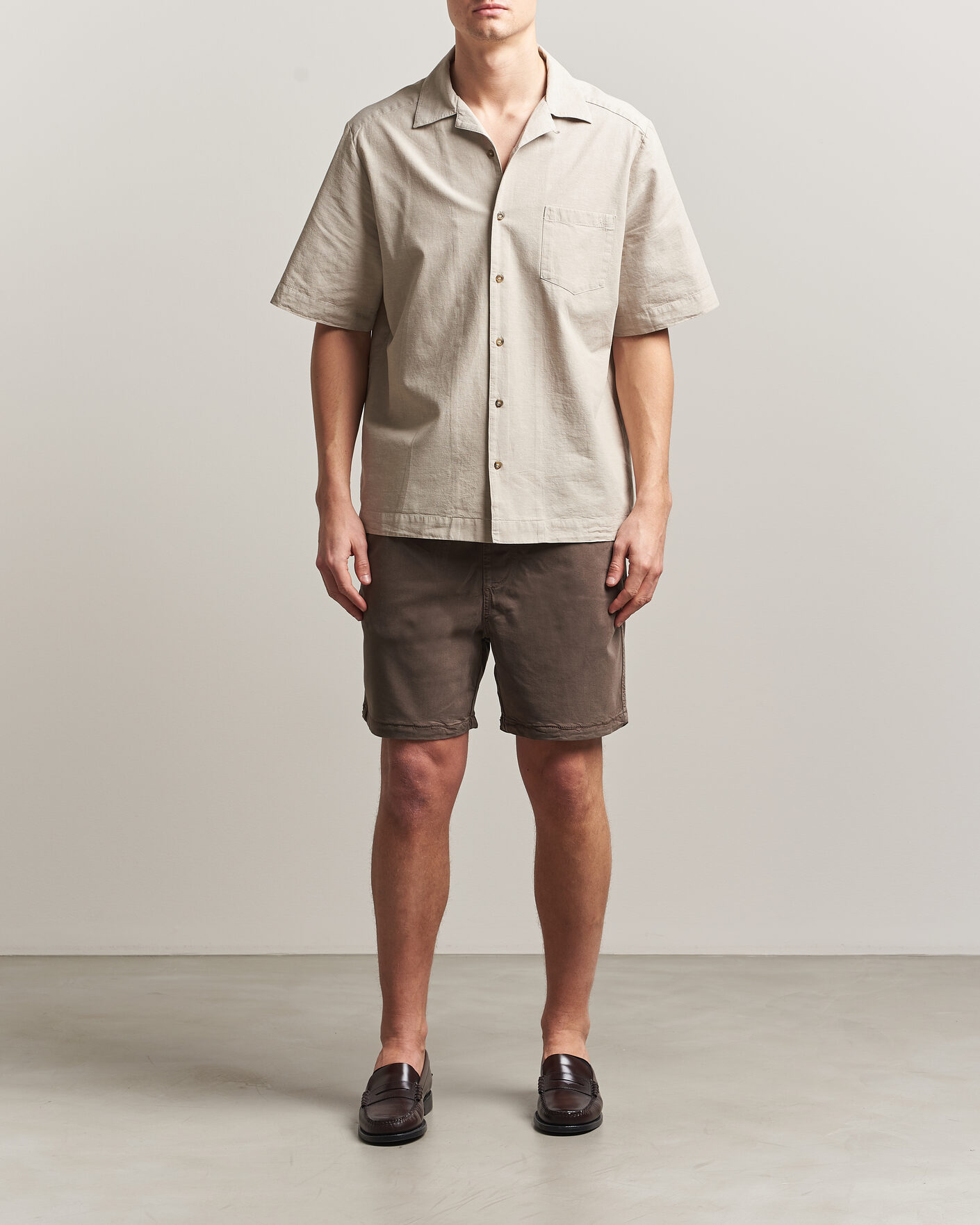 Men | Shorts | NN07 | Gregor Drawstring Shorts Mable Husk