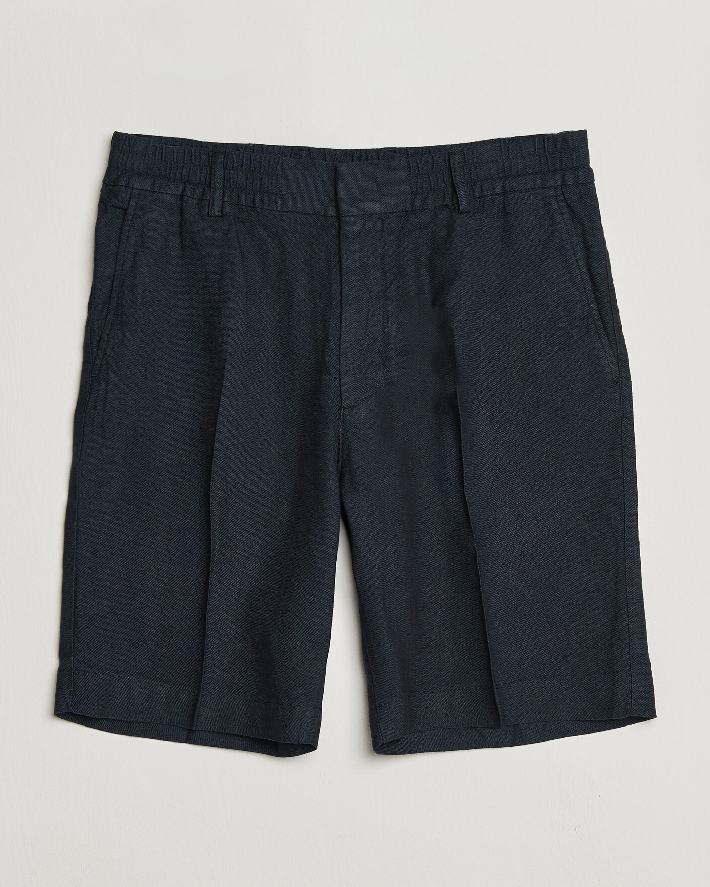 Men | Shorts | NN07 | Billie Linen/Viscose Drawstring Shorts Deep Navy