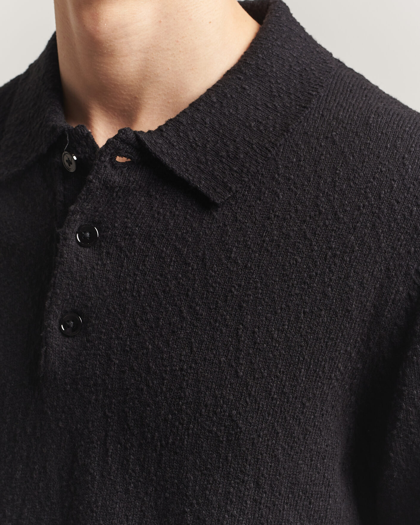 Men | Polo Shirts | NN07 | Randy Knitted Polo Black