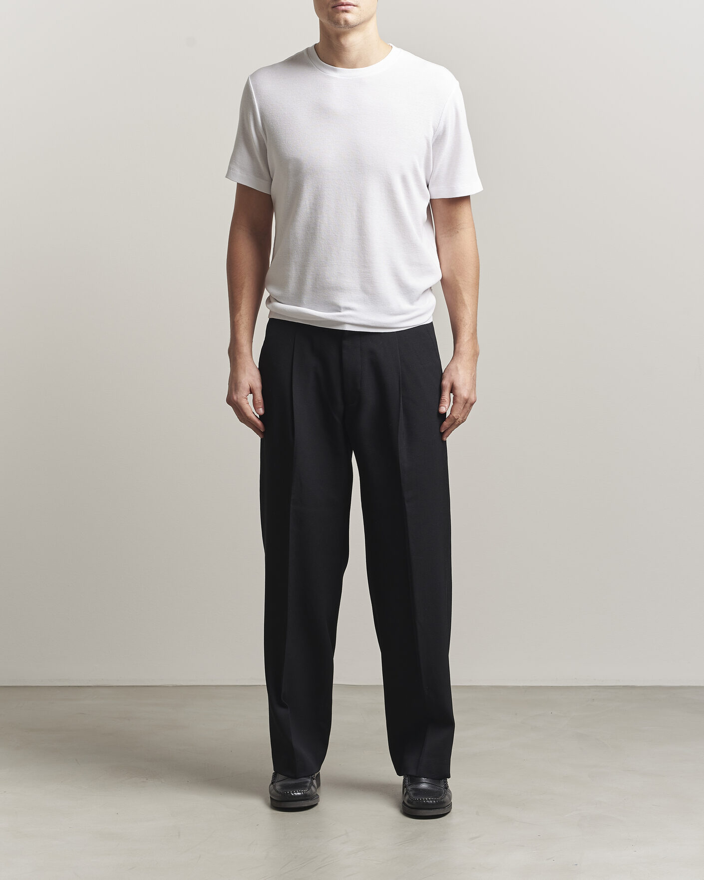 Men | T-Shirts | NN07 | Clive Crew Neck T-Shirt White