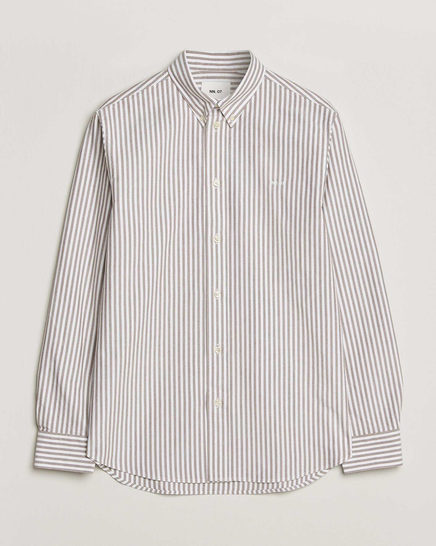 Men | Shirts | NN07 | Colby Oxford Shirt Terracotta/White