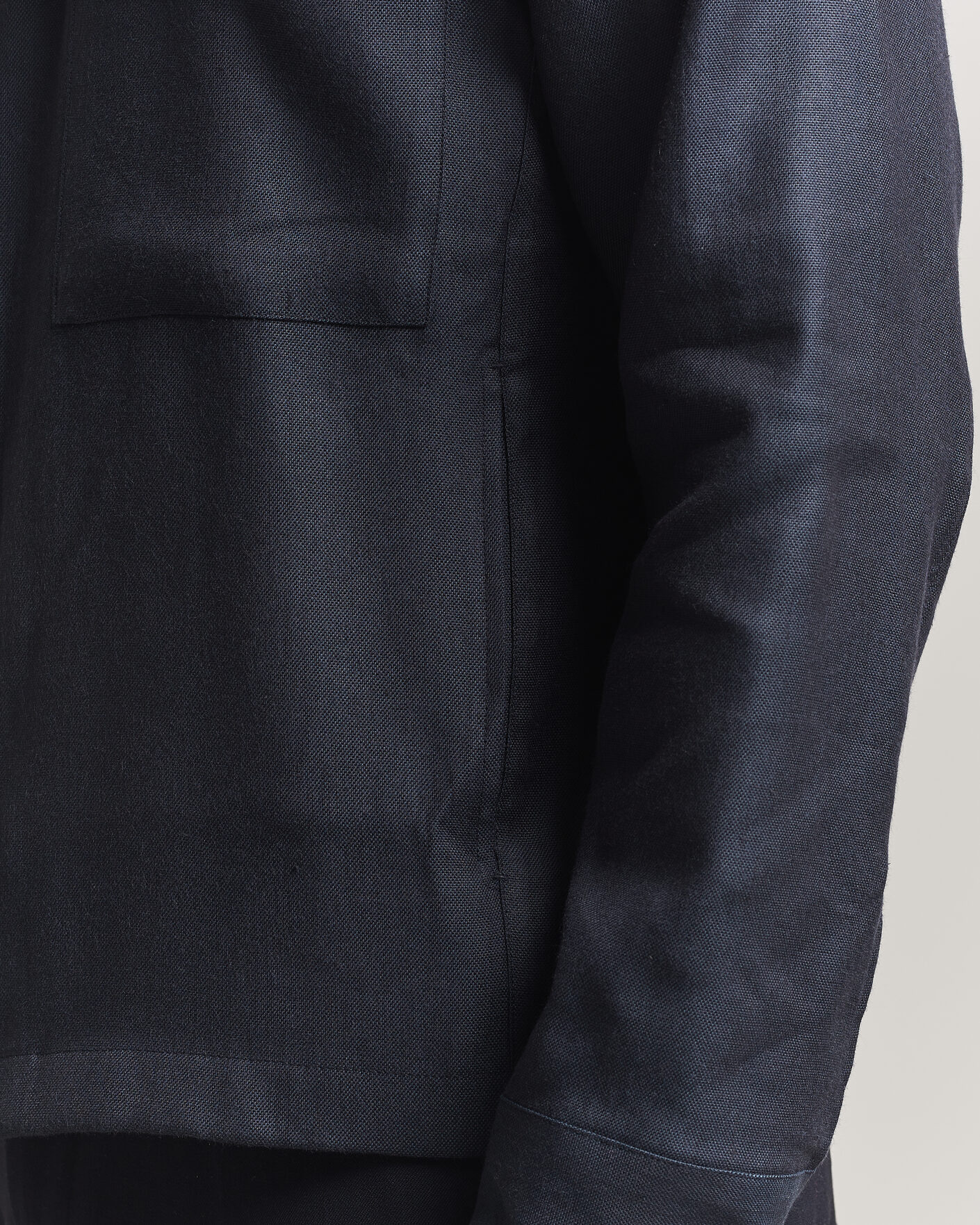 Men | Shirts | NN07 | Alban Linen/Viscose Overshirt Deep Navy