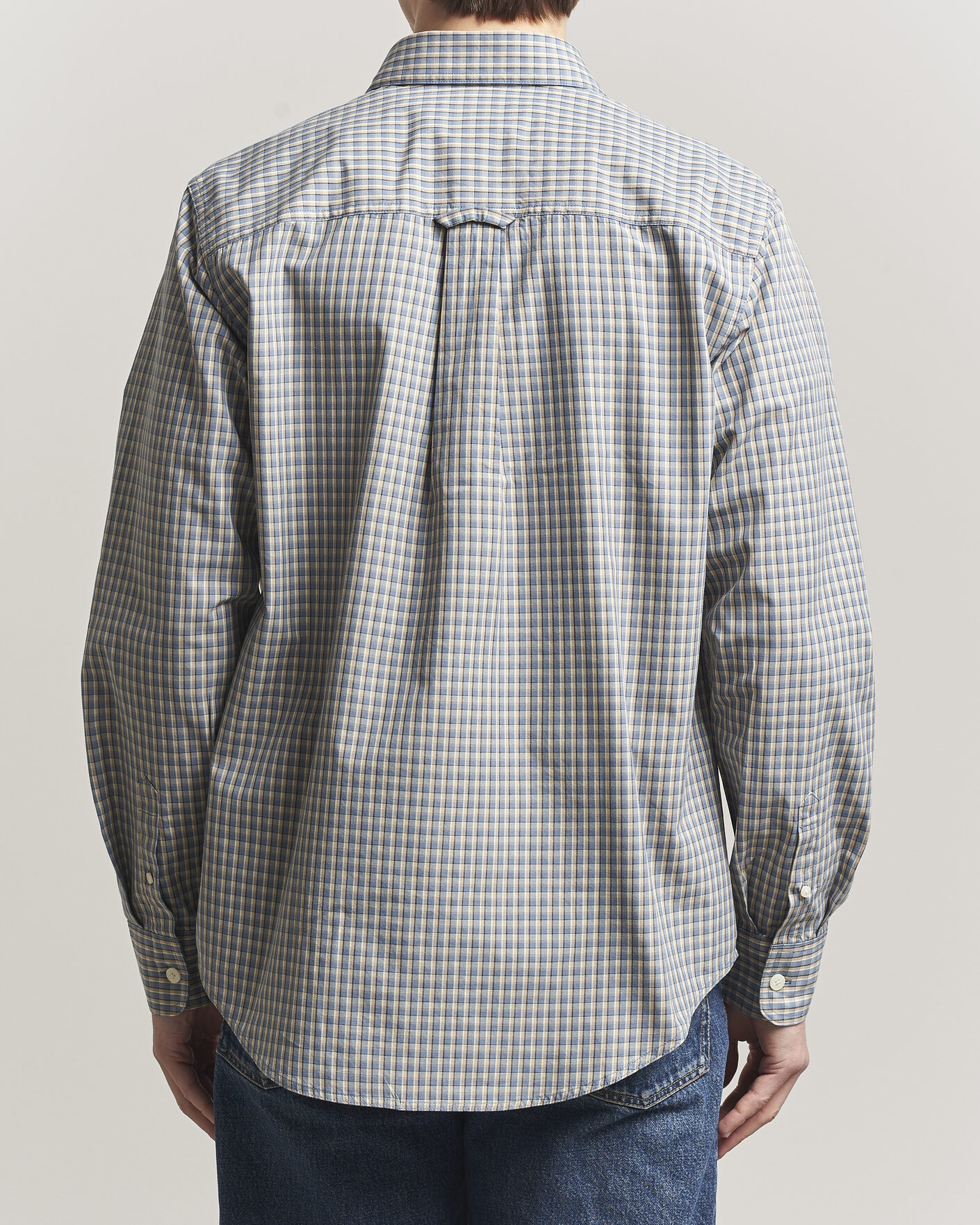 Men | Shirts | NN07 | Colby Brushed Cotton Shirt Blue Check