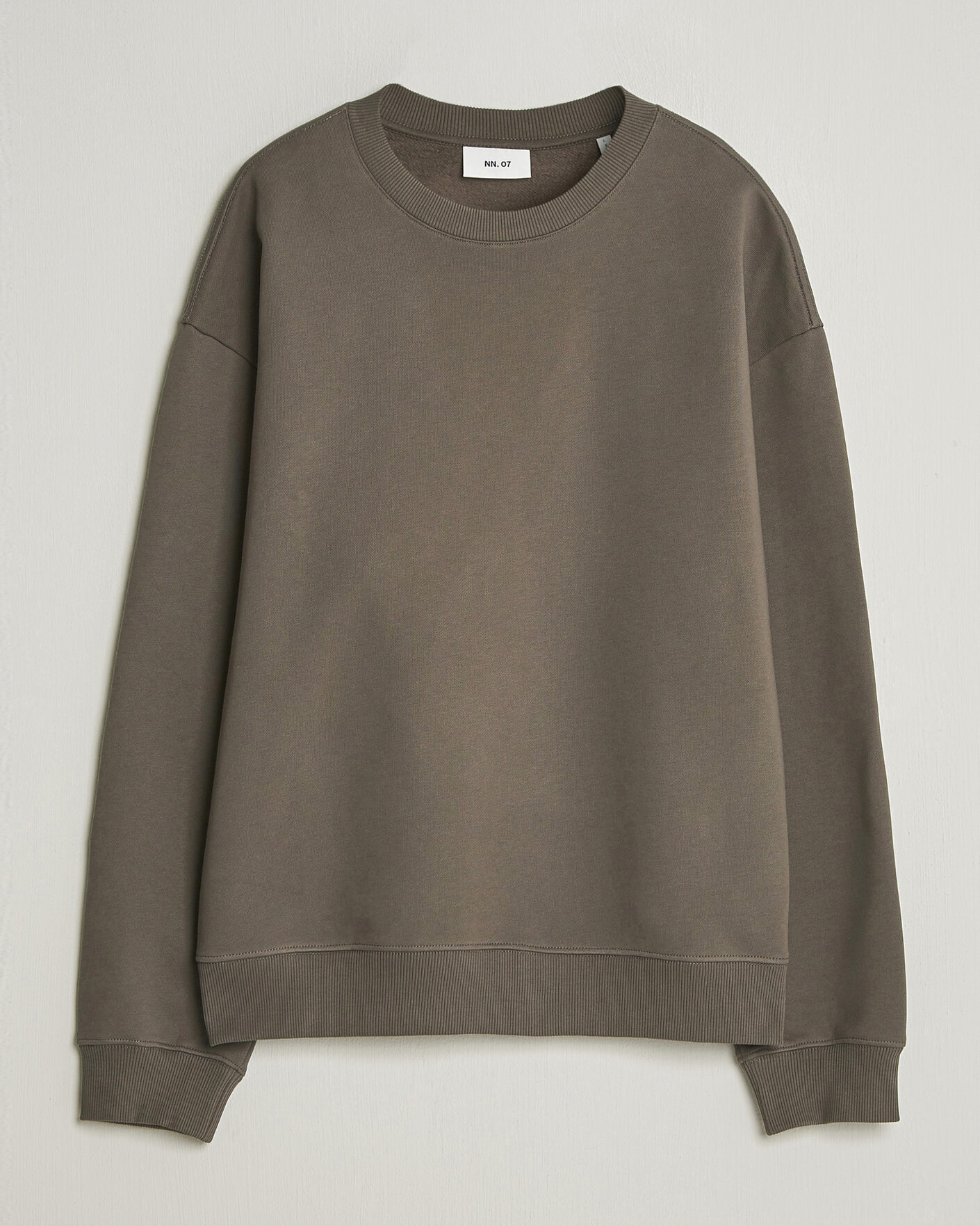 Men | Sweaters & Knitwear | NN07 | David Crew Neck Sweatshirt Mable Husk