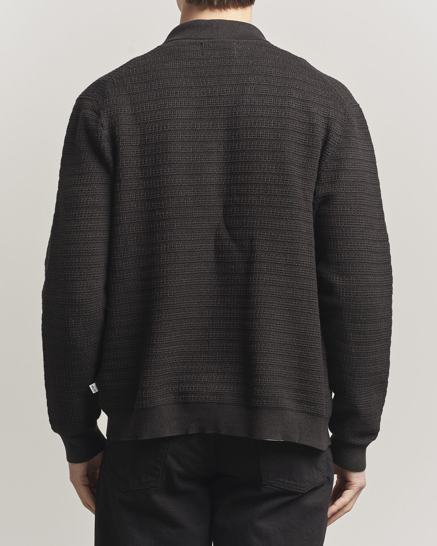 Men | Sweaters & Knitwear | NN07 | Gustav Knitted Full Zip Deep Truffle