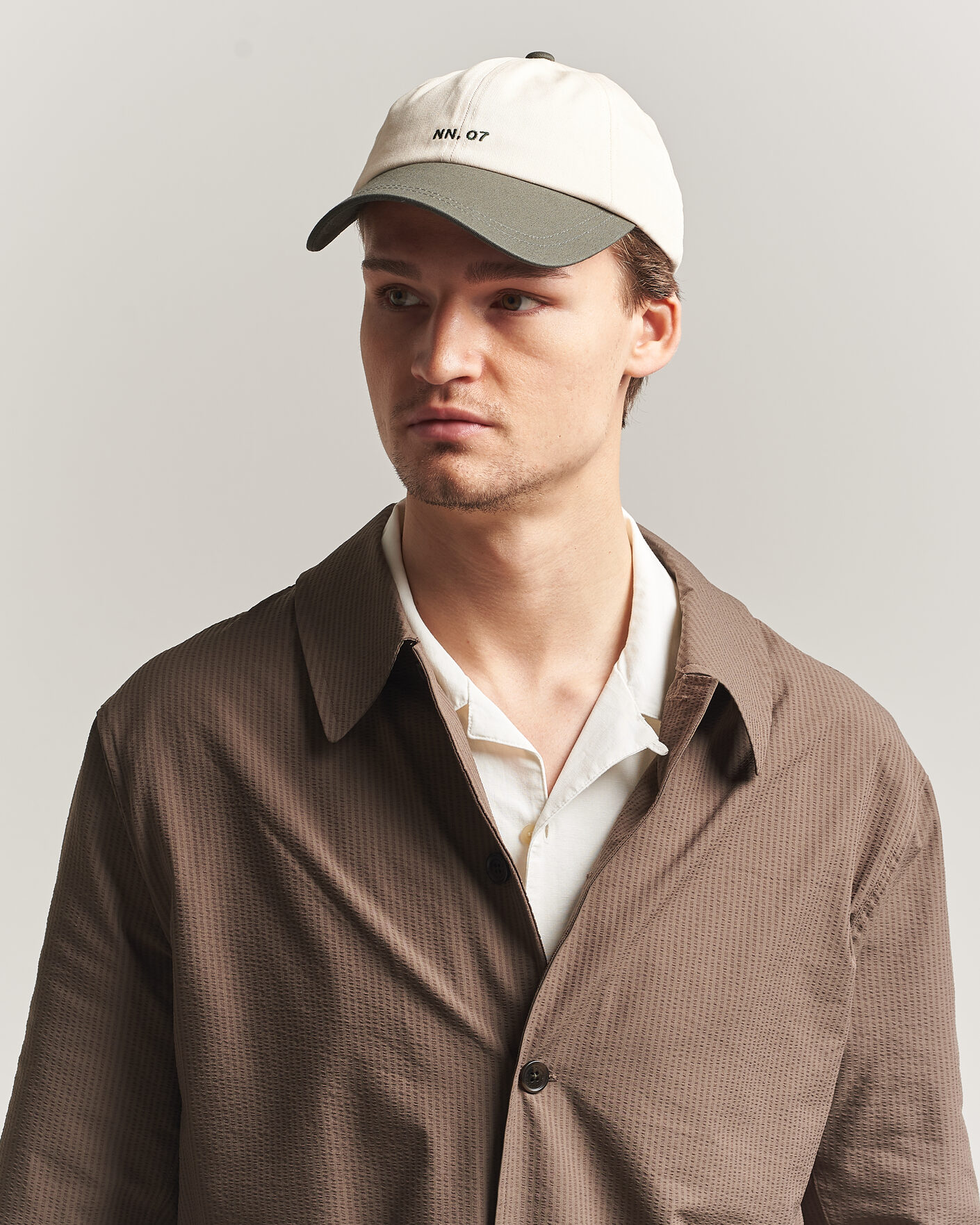 Men | Hats & Caps | NN07 | Logo Cap Dark Army