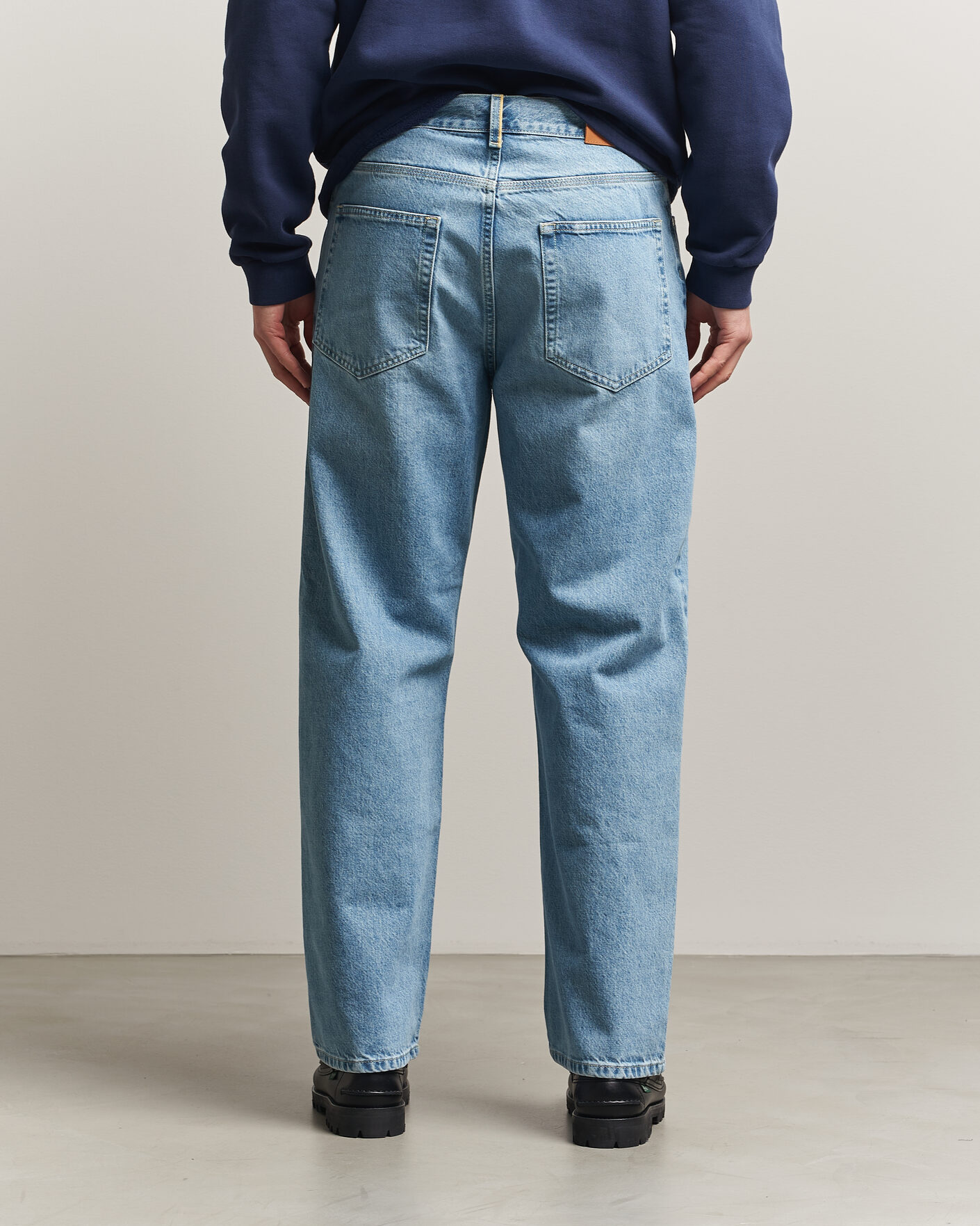 NN07 Otis Loose Fit Selvedge Jeans Light Blue at CareOfCarl.com