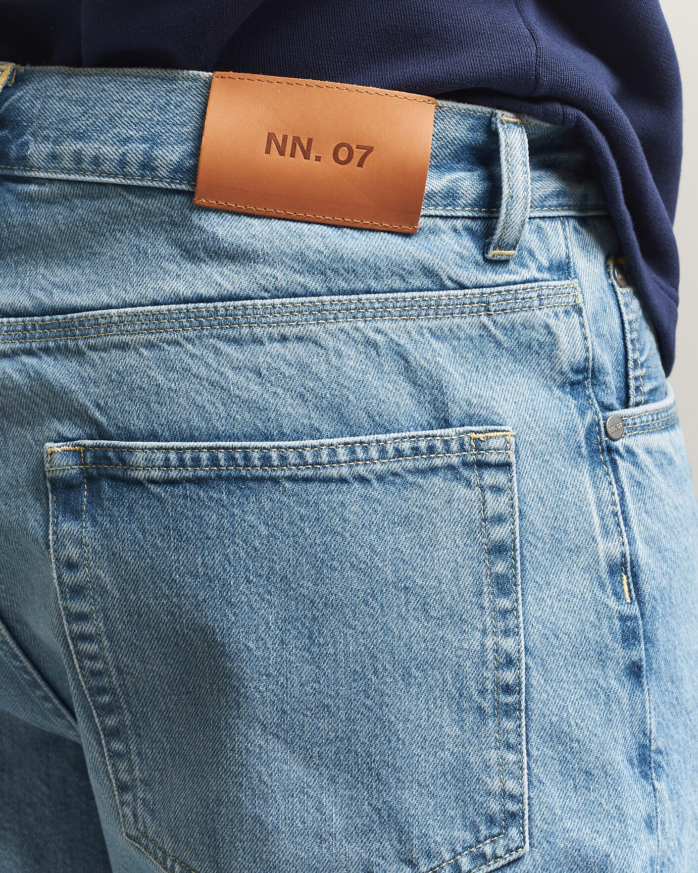 Men | Jeans | NN07 | Otis Loose Fit Selvedge Jeans Light Blue