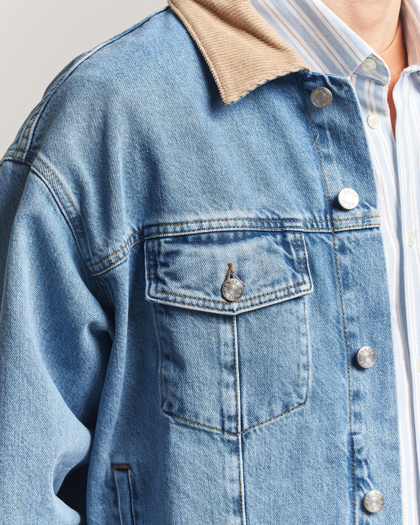 Men | Coats & Jackets | NN07 | Roy Denim Jacket Vintage Blue
