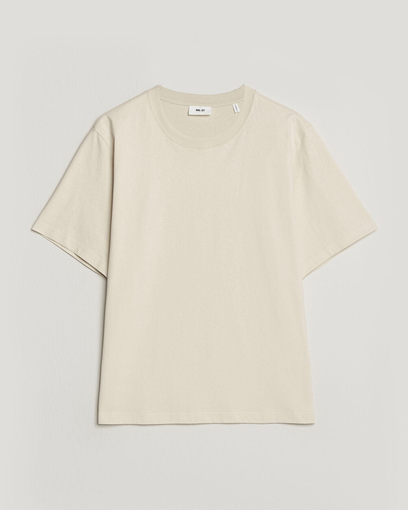 Men | T-Shirts | NN07 | Jett Washed Crew Neck T-Shirt Ivory