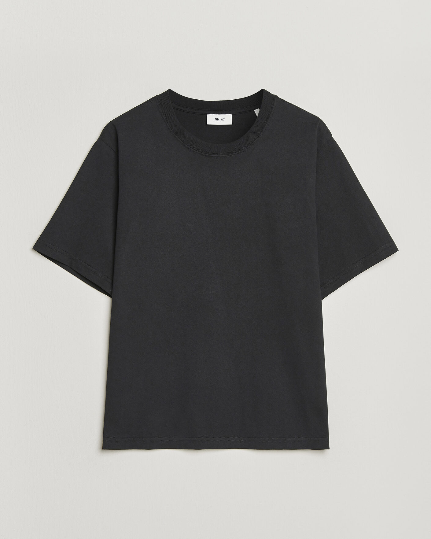 Men | T-Shirts | NN07 | Jett Washed Crew Neck T-Shirt Black