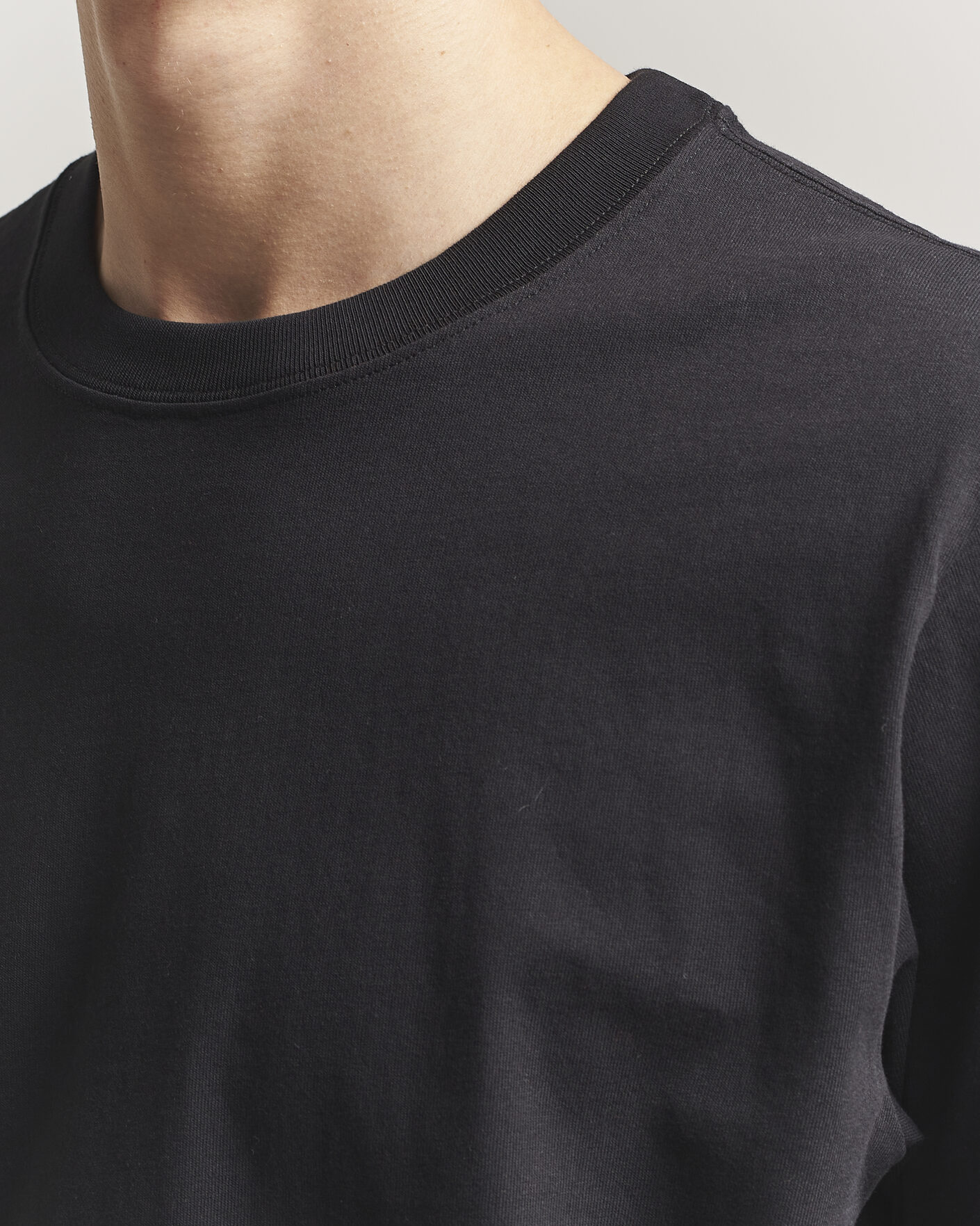 Men | T-Shirts | NN07 | Jett Washed Crew Neck T-Shirt Black