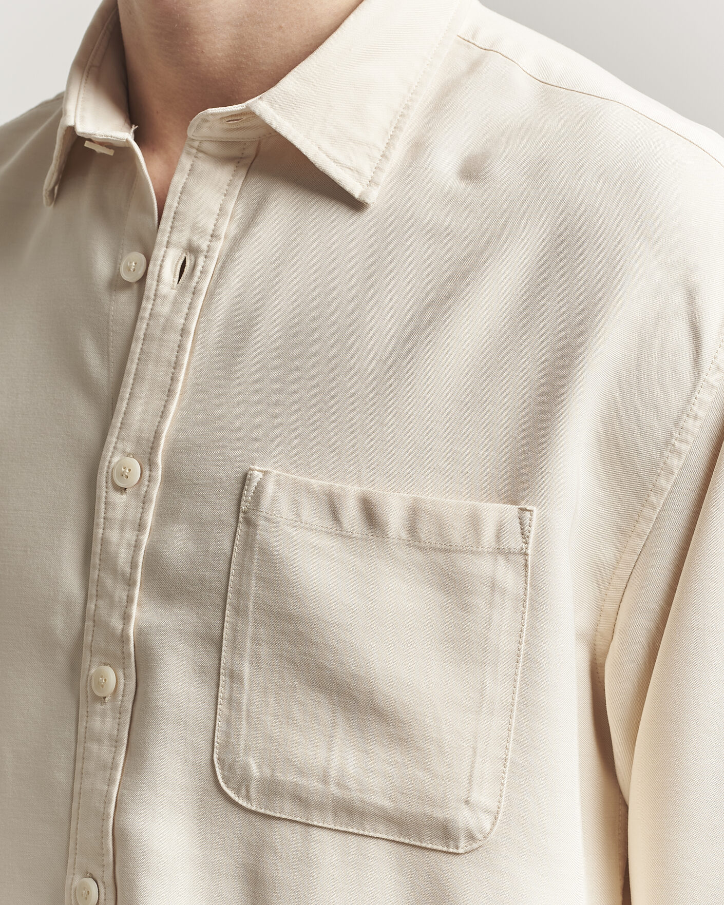 Men | Shirts | NN07 | Deon Tencel Shirt Ivory