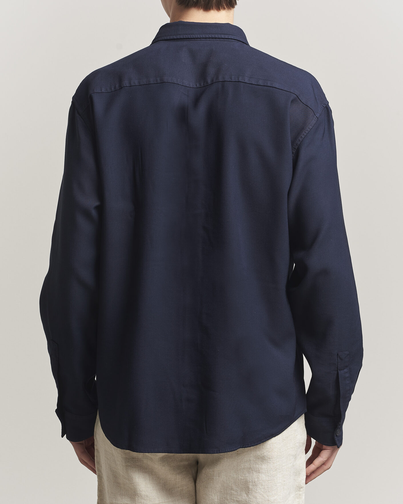 Men | Shirts | NN07 | Deon Tencel Shirt Navy Blue